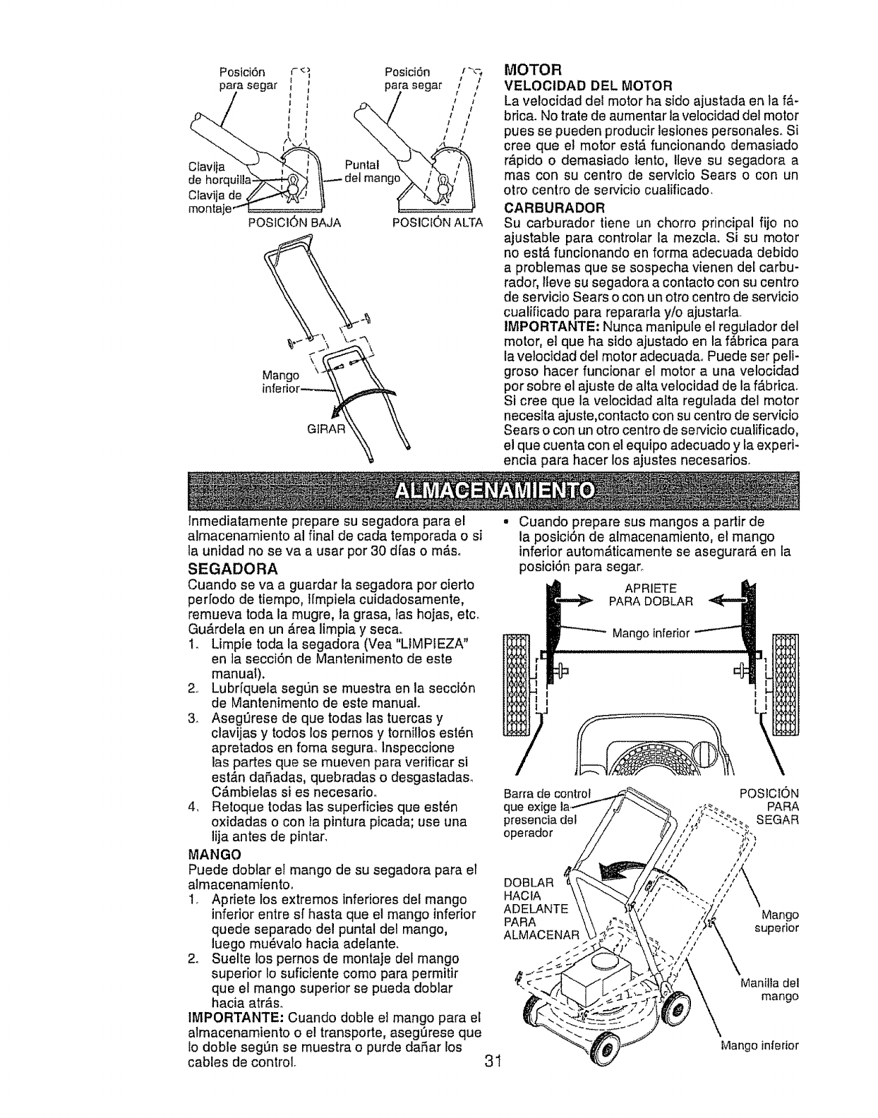 Craftsman 917376051 User Manual MOWER Manuals And Guides L0810031