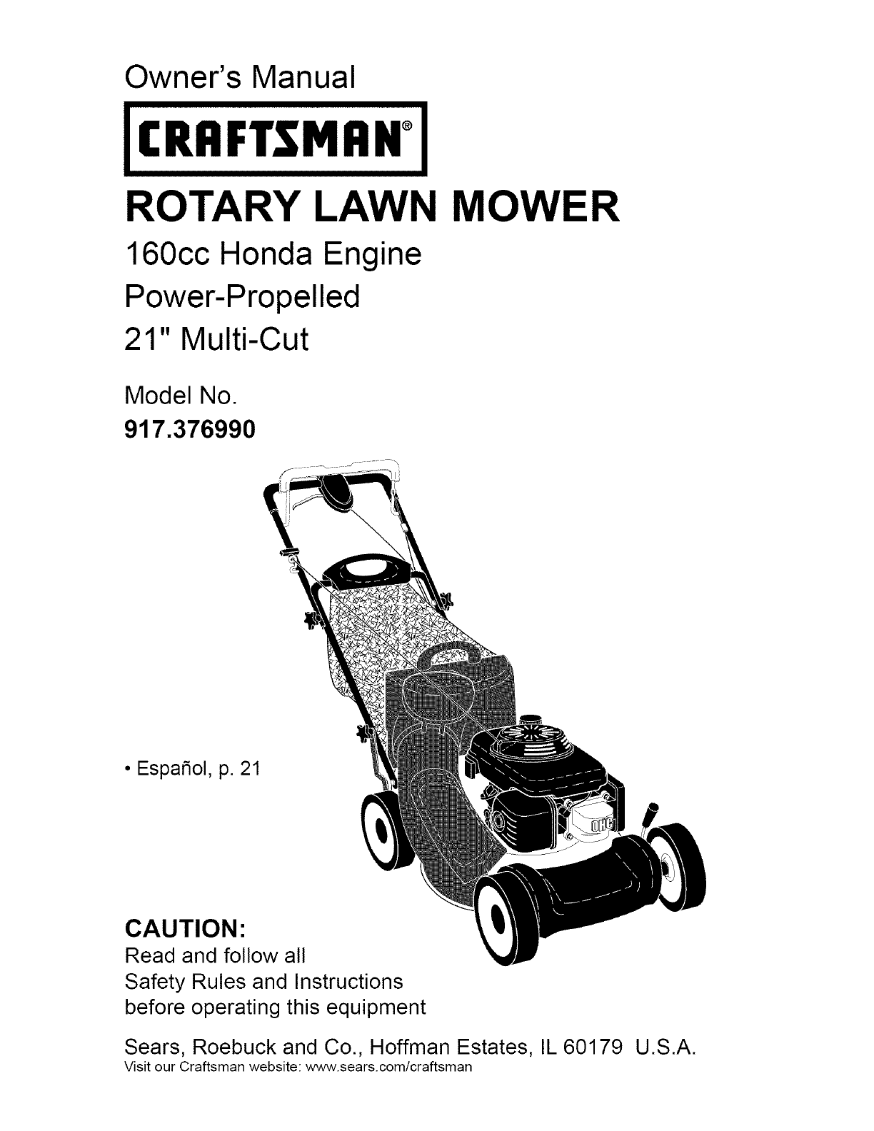 Craftsman User Manual Lawn Mower Manuals And Guides L