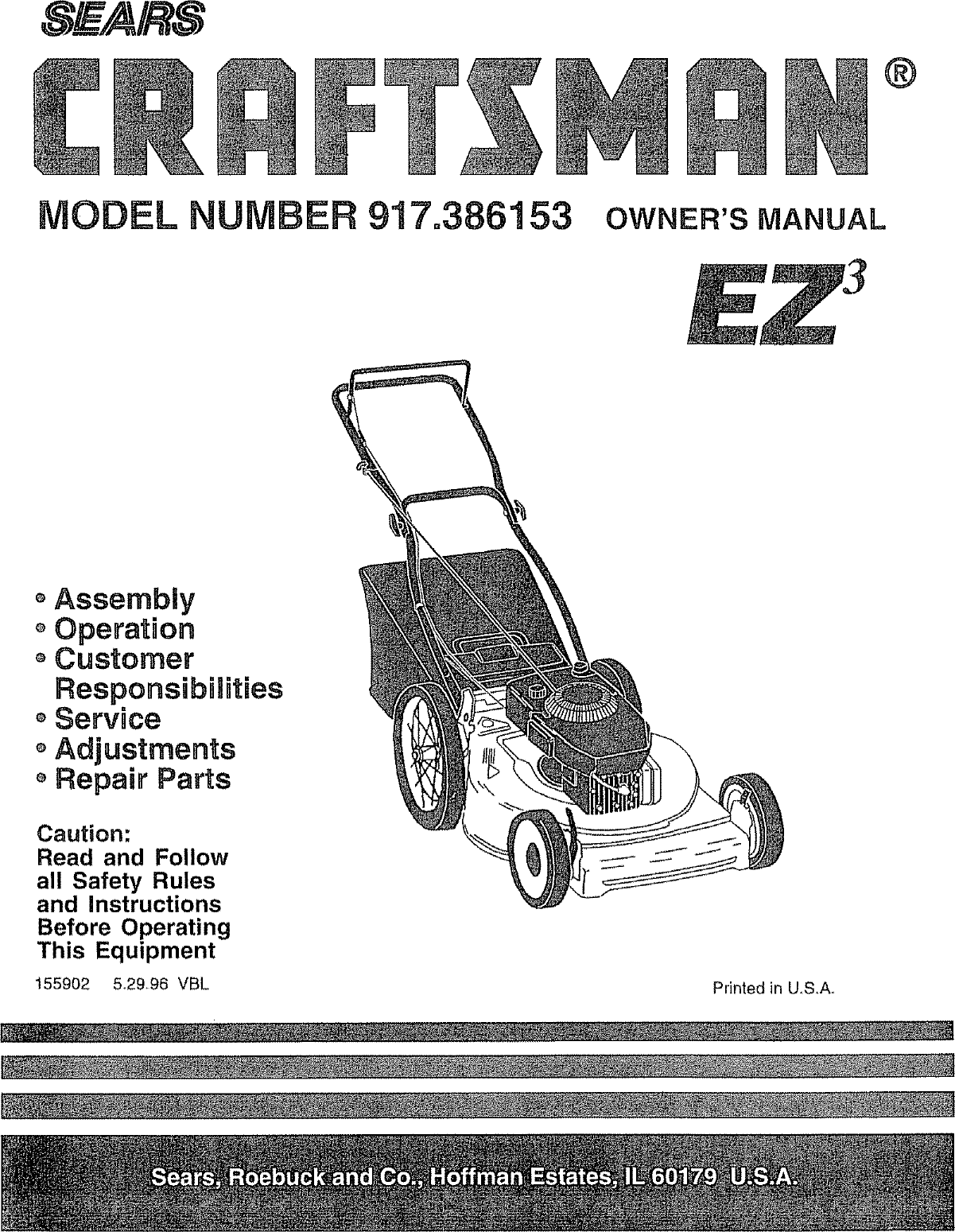 Craftsman Mower Manuals