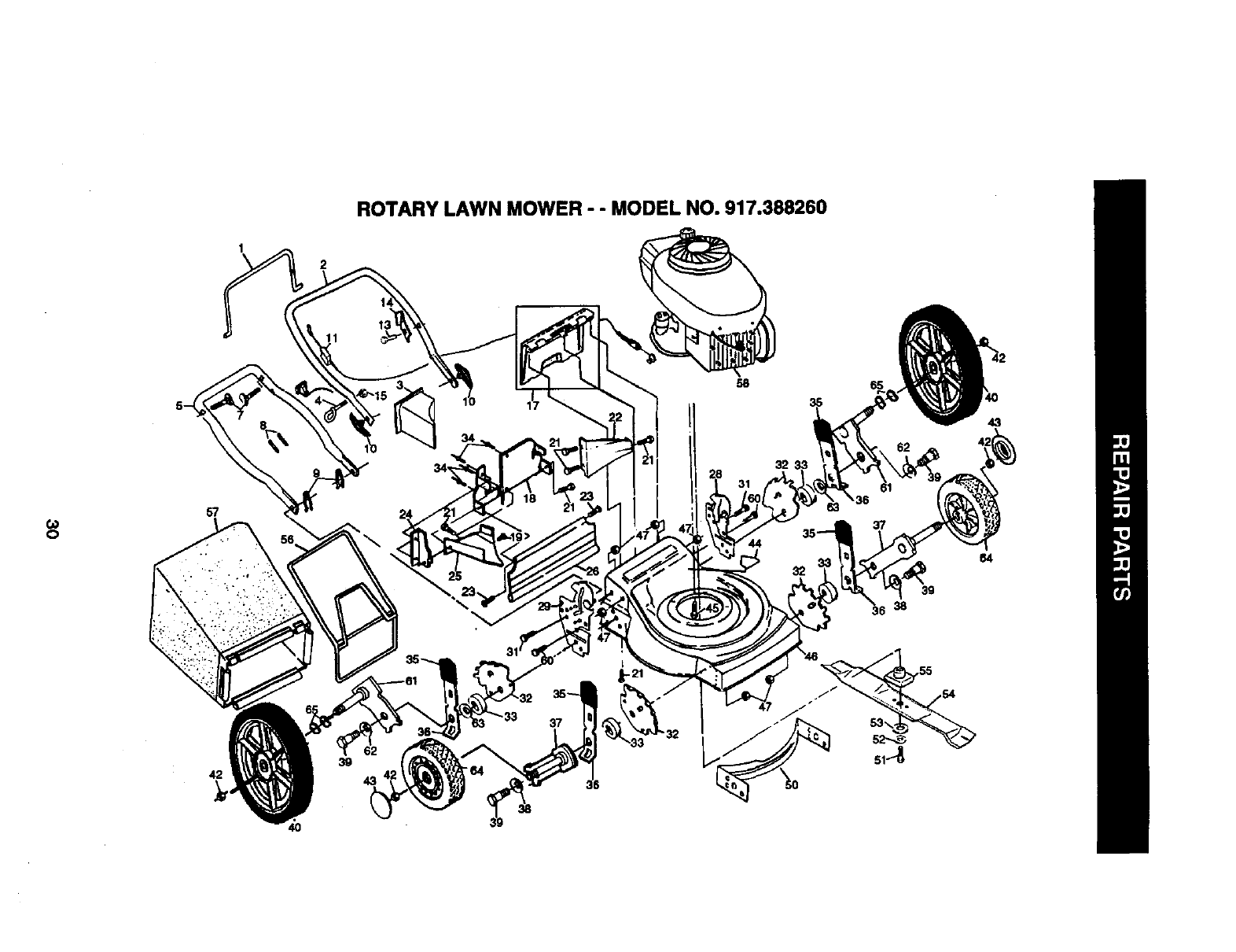 Craftsman 917388260 User Manual WALK BEHIND LAWN MOWER Manuals And