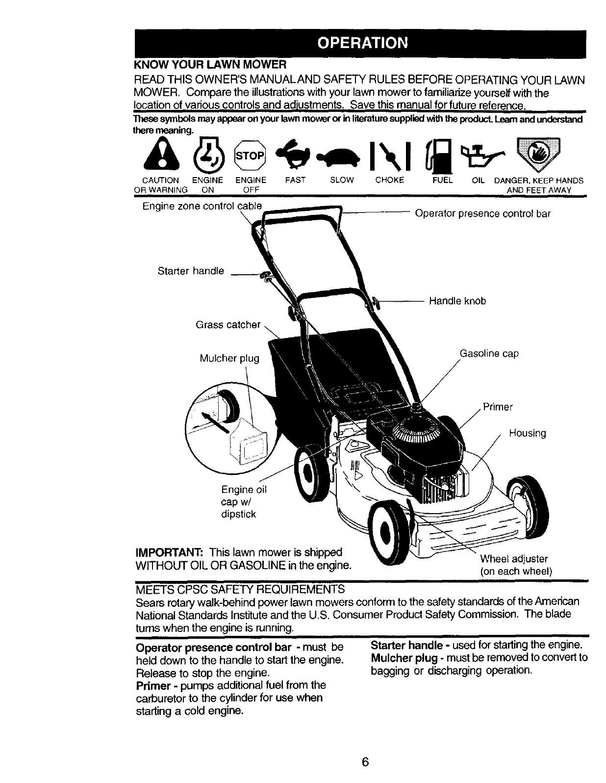 Craftsman 917388340 User Manual 22 ROTARY LAWN MOWER Manuals And Guides