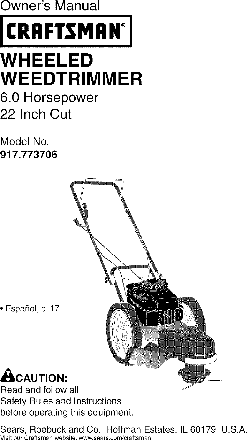 Craftsman V20 Weed Wacker Manual