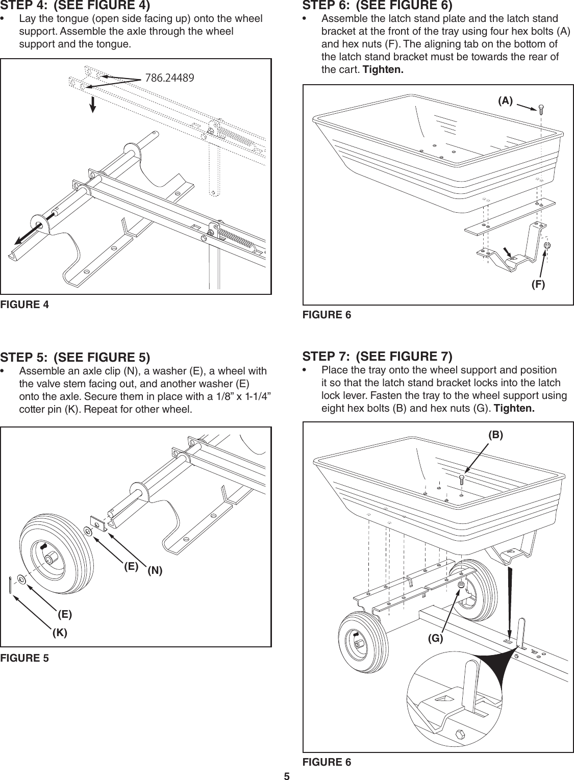 Page 5 of 12 - Craftsman Craftsman-10-Cu-Ft-Poly-Dump-Cart-Owners-Manual-  Craftsman-10-cu-ft-poly-dump-cart-owners-manual