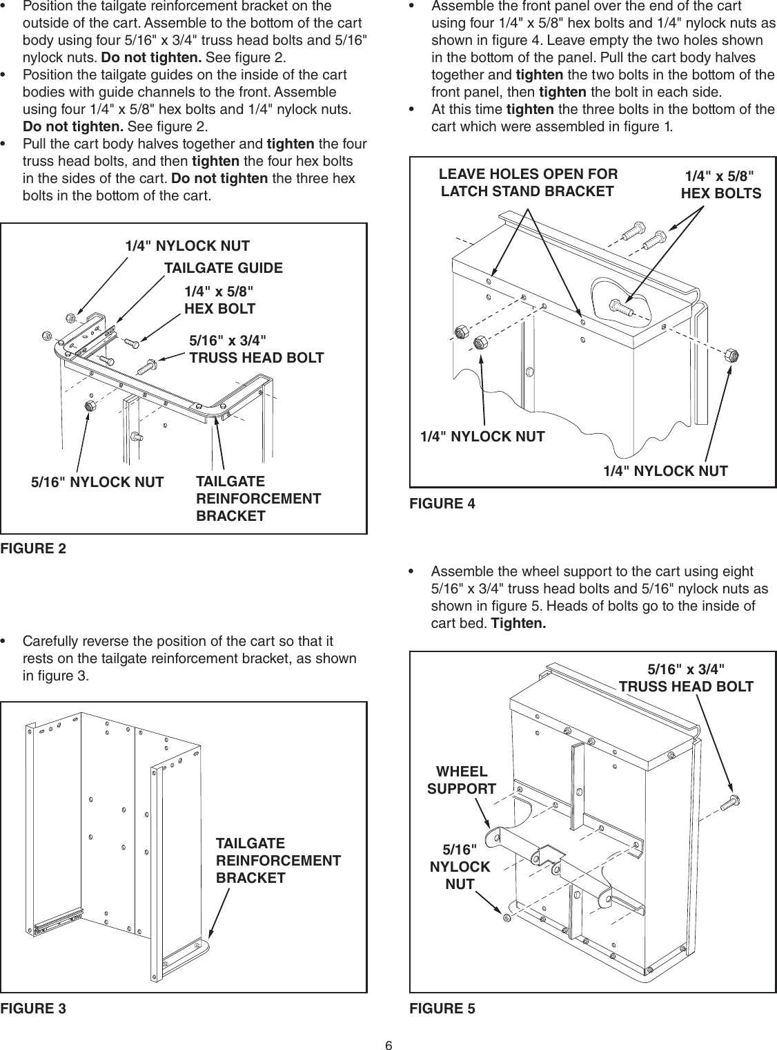 Page 6 of 12 - Craftsman Craftsman-12-Cu-Ft-Steel-Dump-Cart-Owners-Manual-  Craftsman-12-cu-ft-steel-dump-cart-owners-manual