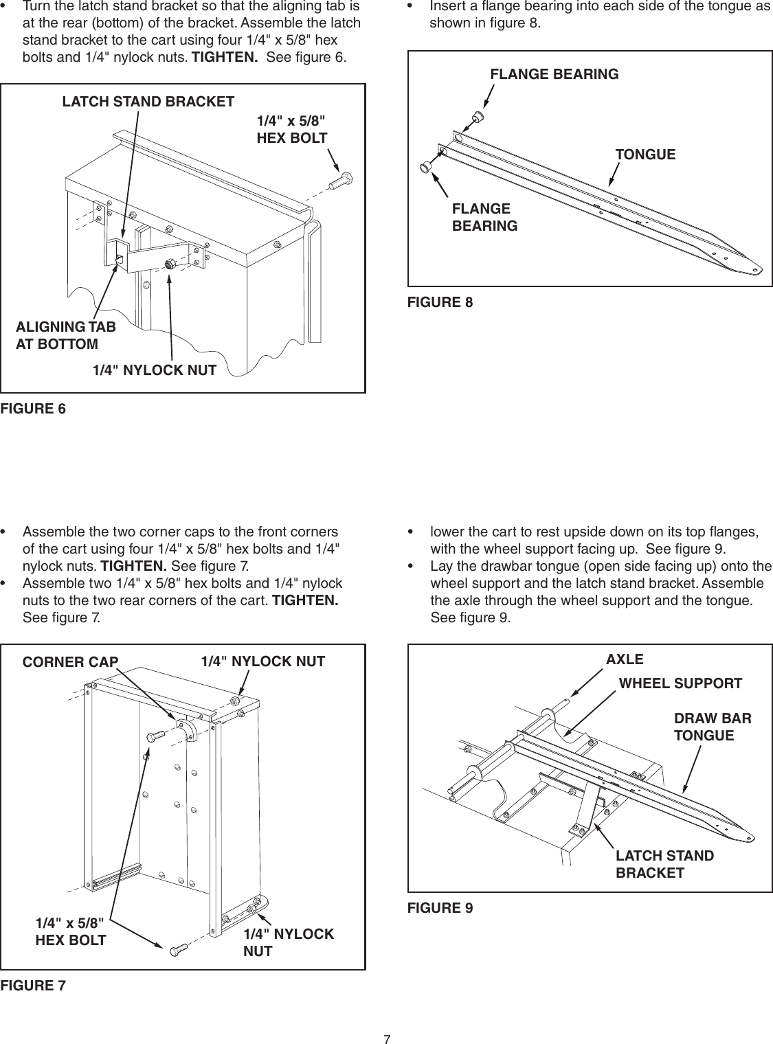 Page 7 of 12 - Craftsman Craftsman-12-Cu-Ft-Steel-Dump-Cart-Owners-Manual-  Craftsman-12-cu-ft-steel-dump-cart-owners-manual