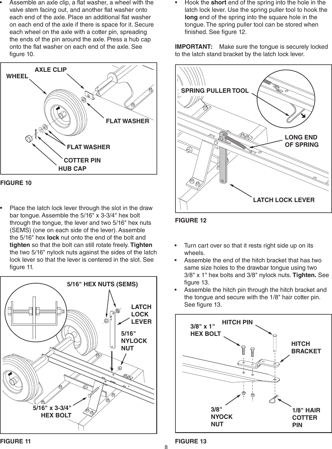 Page 8 of 12 - Craftsman Craftsman-12-Cu-Ft-Steel-Dump-Cart-Owners-Manual-  Craftsman-12-cu-ft-steel-dump-cart-owners-manual