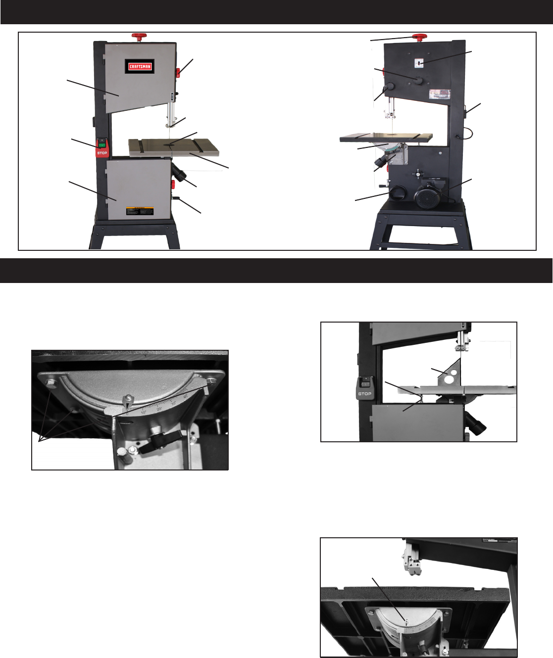 Craftsman 14 Inch Band Saw Owners Manual