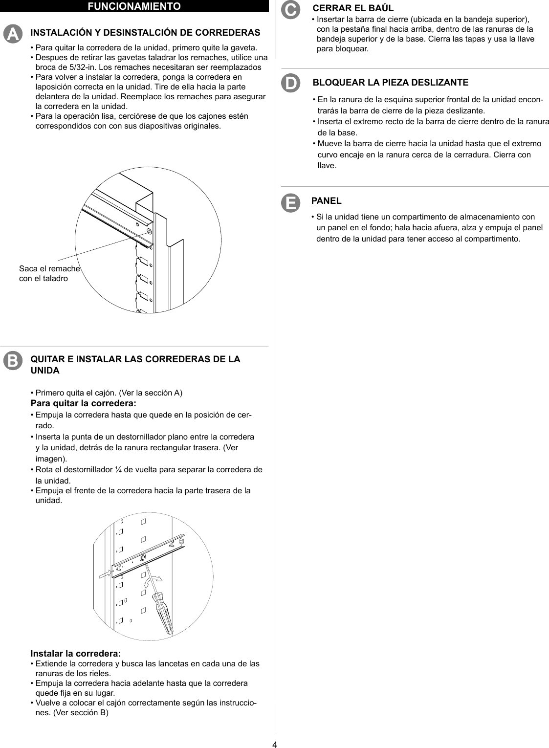 Page 8 of 8 - Craftsman Craftsman-26-In-Wide-3-Drawer-Standard-Duty-Ball-Bearing-Rolling-Cabinet-Black-Use-And-Care-Manual-  Craftsman-26-in-wide-3-drawer-standard-duty-ball-bearing-rolling-cabinet-black-use-and-care-manual