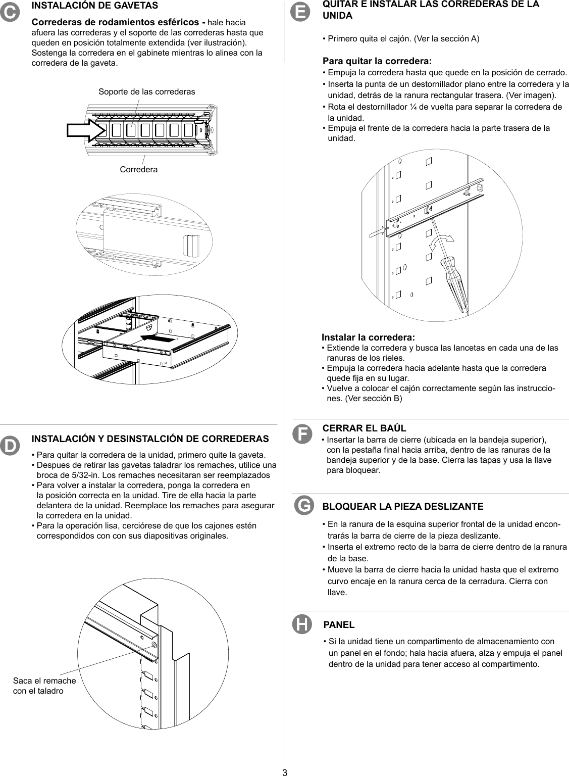 Page 7 of 8 - Craftsman Craftsman-26-In-Wide-3-Drawer-Standard-Duty-Ball-Bearing-Top-Chest-Black-Service-Parts-  Craftsman-26-in-wide-3-drawer-standard-duty-ball-bearing-top-chest-black-service-parts