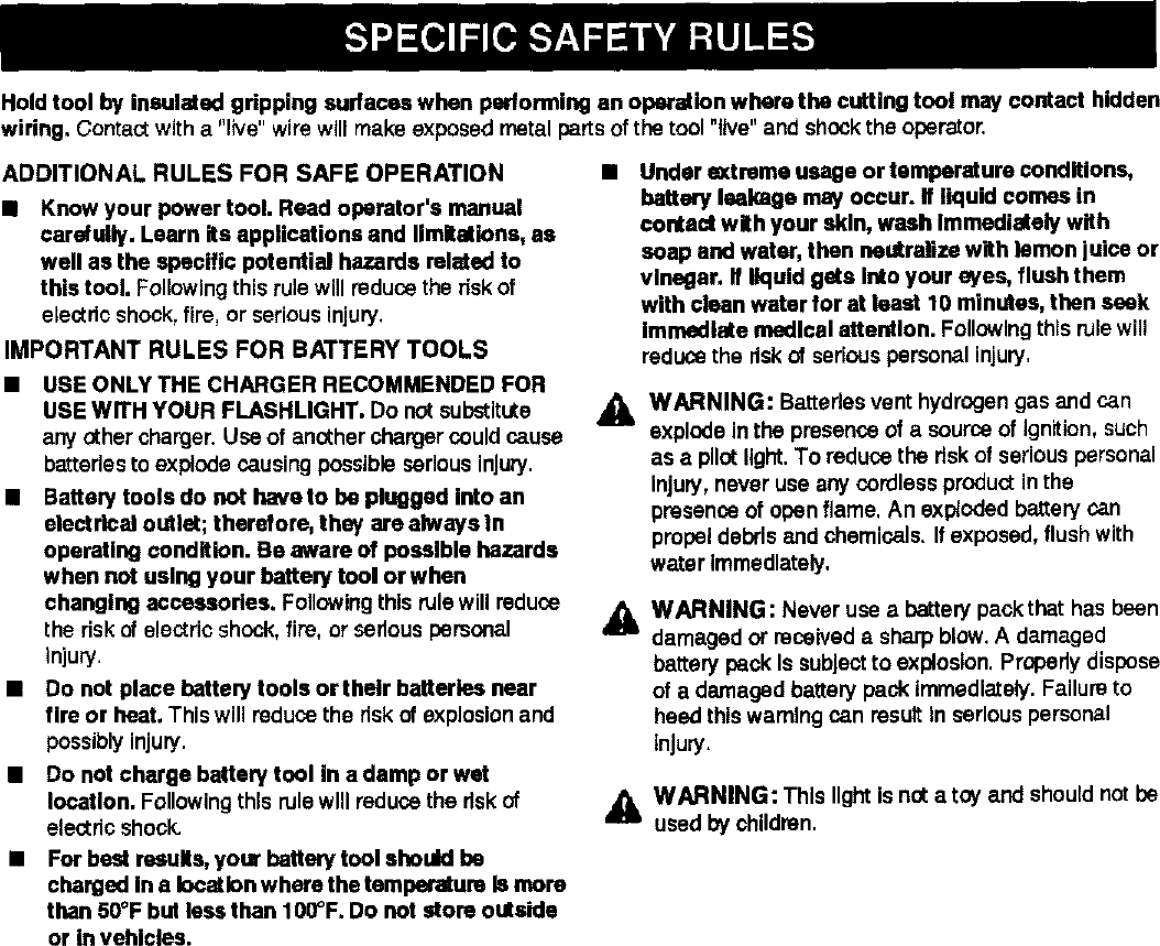 Page 4 of 12 - Craftsman Craftsman-315-114071-Operators-Manual-  Craftsman-315-114071-operators-manual