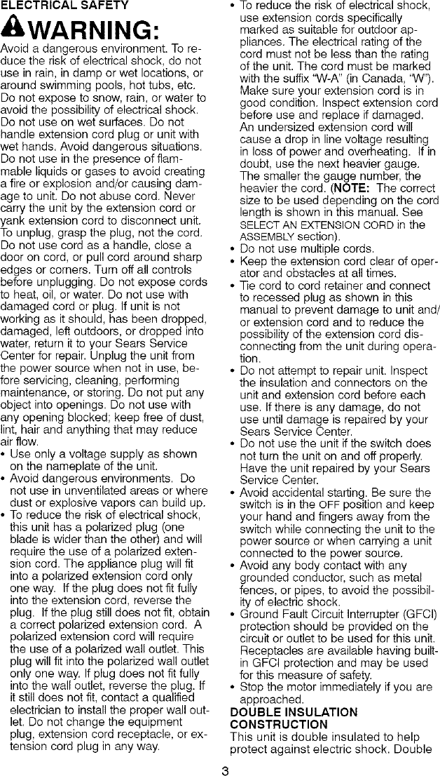 Page 3 of 11 - Craftsman Craftsman-358-74824-Users-Manual-  Craftsman-358-74824-users-manual