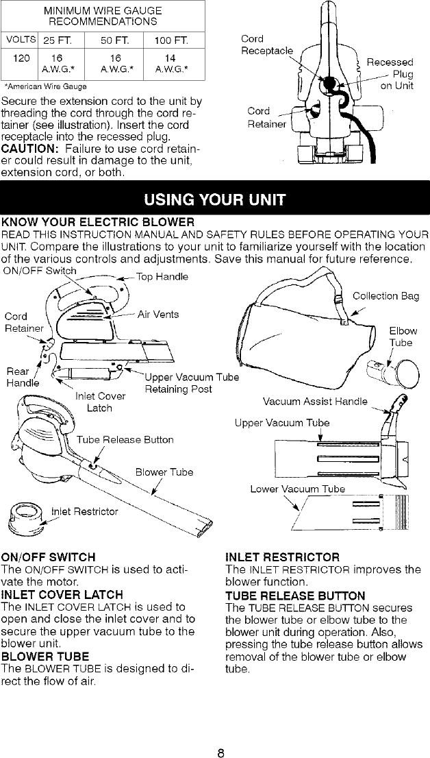Page 8 of 11 - Craftsman Craftsman-358-74824-Users-Manual-  Craftsman-358-74824-users-manual