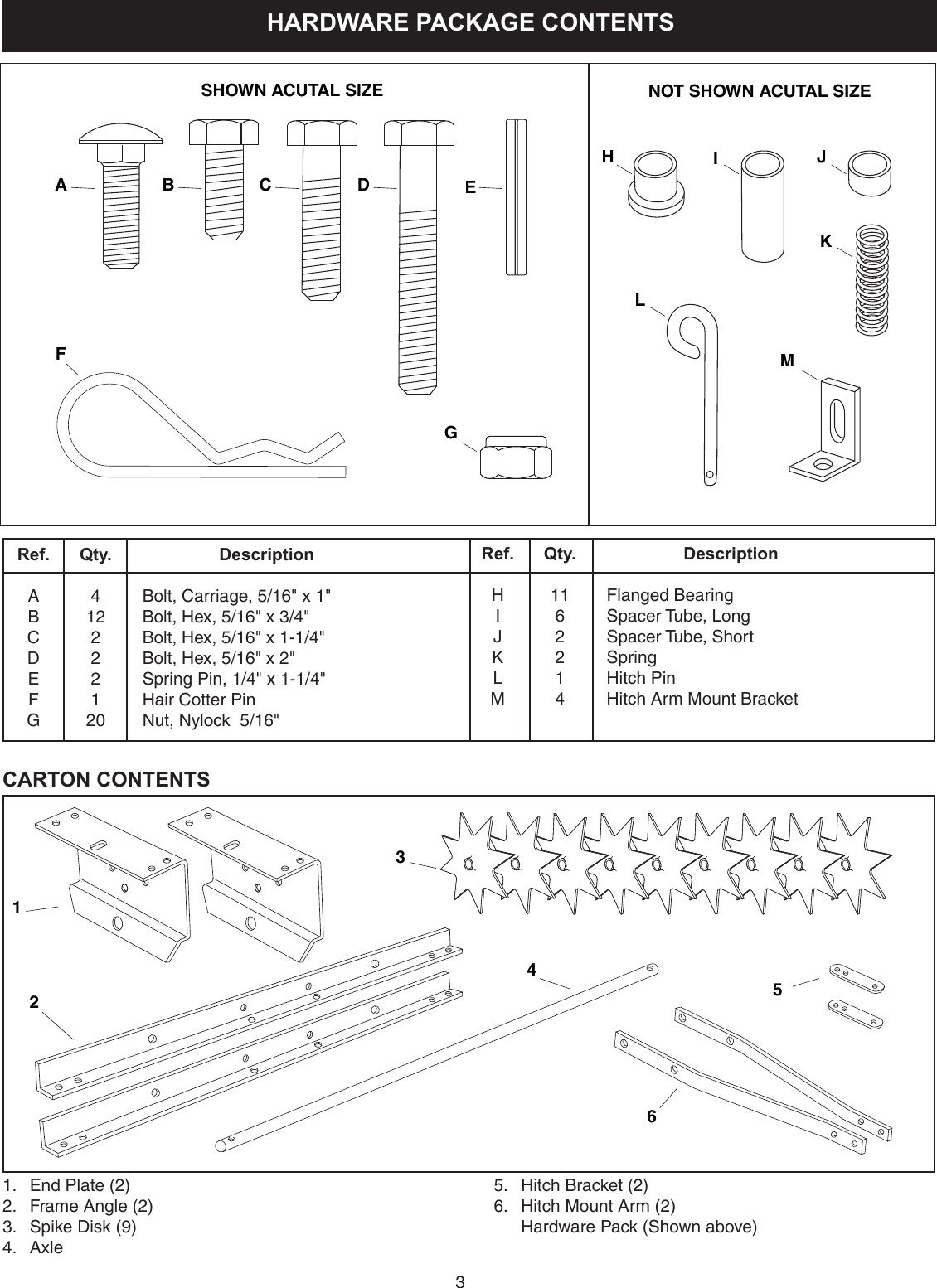 Page 3 of 8 - Craftsman Craftsman-36-In-Spike-Aerator-Owners-Manual-  Craftsman-36-in-spike-aerator-owners-manual