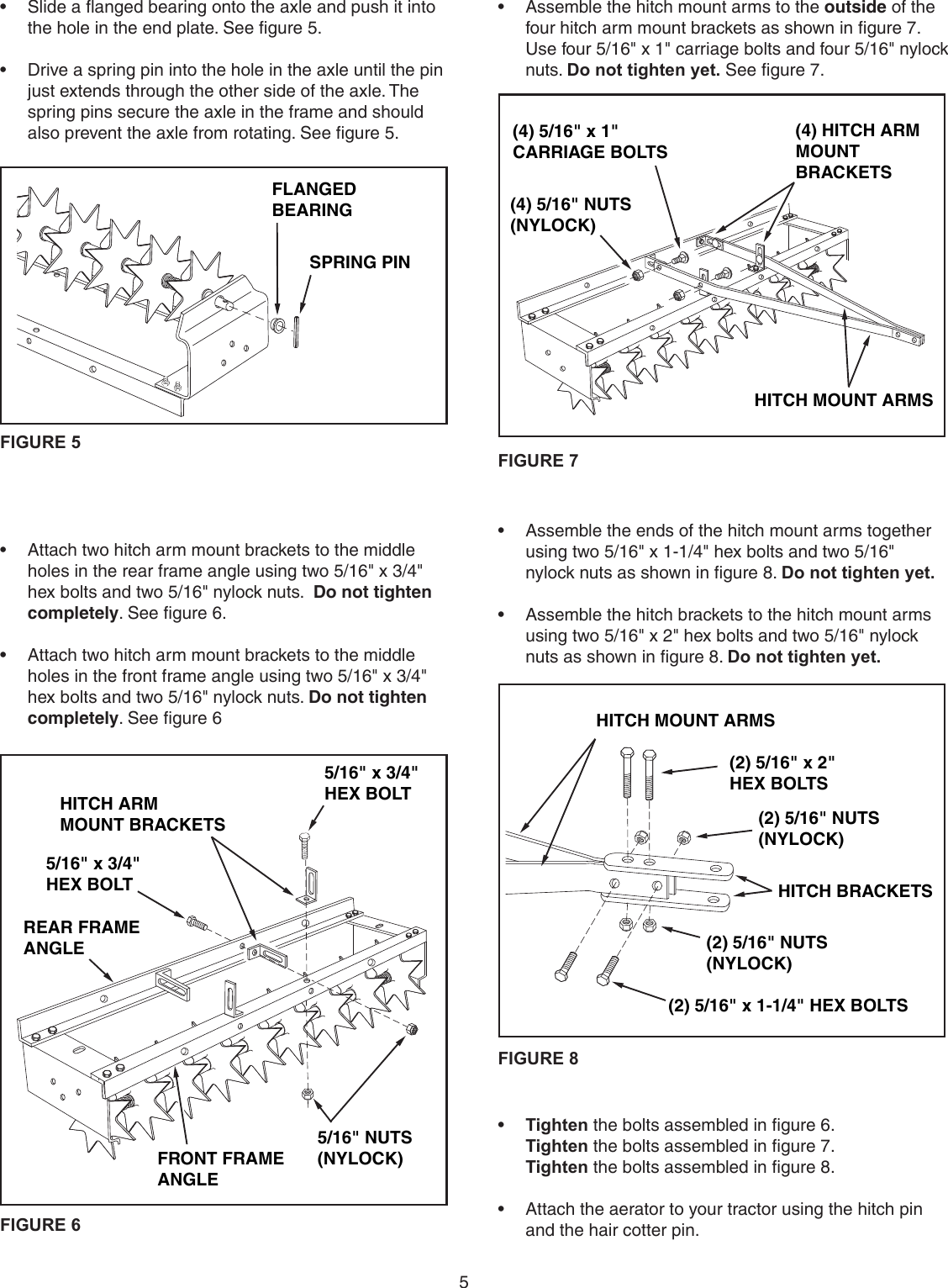 Page 5 of 8 - Craftsman Craftsman-36-In-Spike-Aerator-Owners-Manual-  Craftsman-36-in-spike-aerator-owners-manual