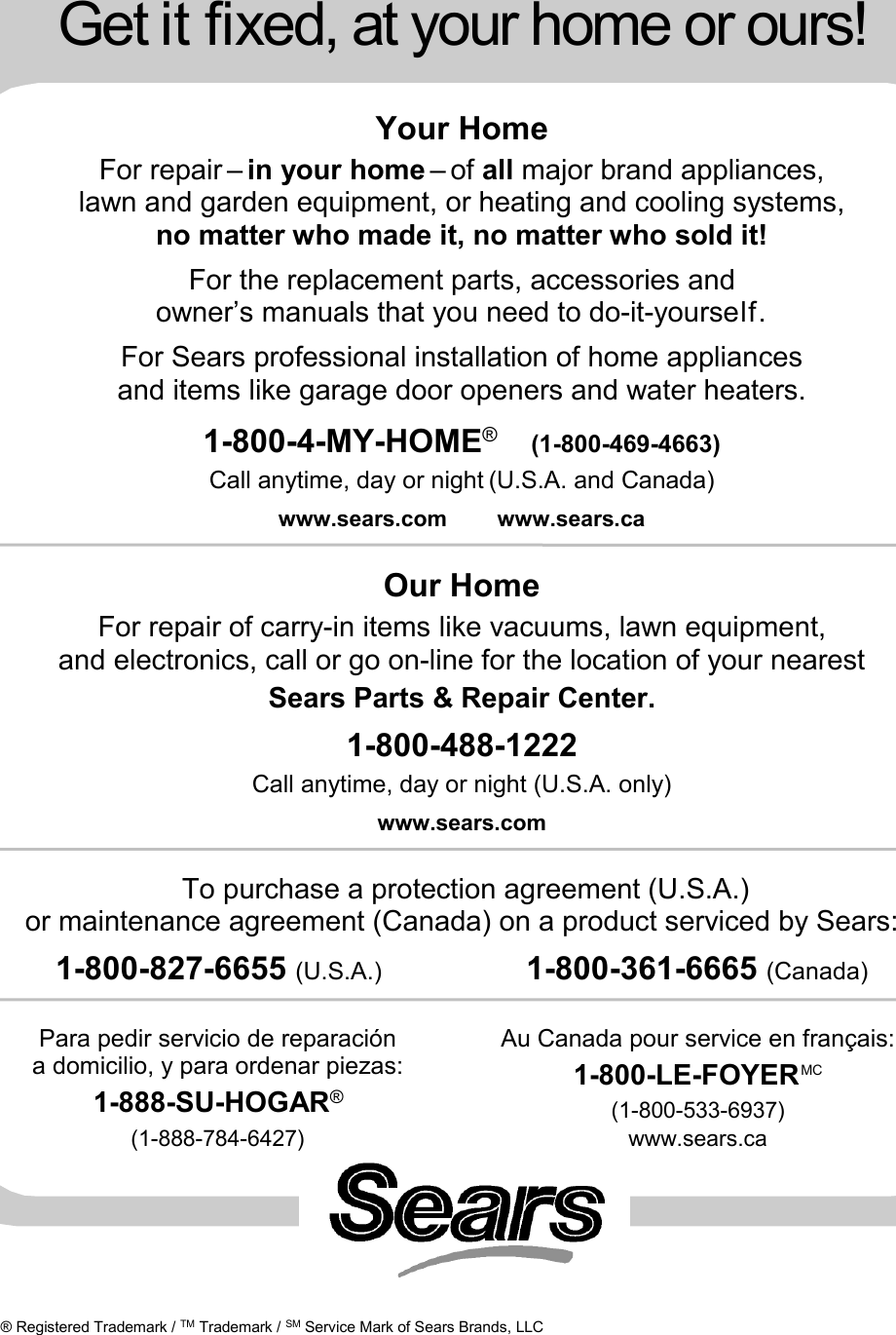 Page 8 of 8 - Craftsman Craftsman-36-In-Spike-Aerator-Owners-Manual-  Craftsman-36-in-spike-aerator-owners-manual