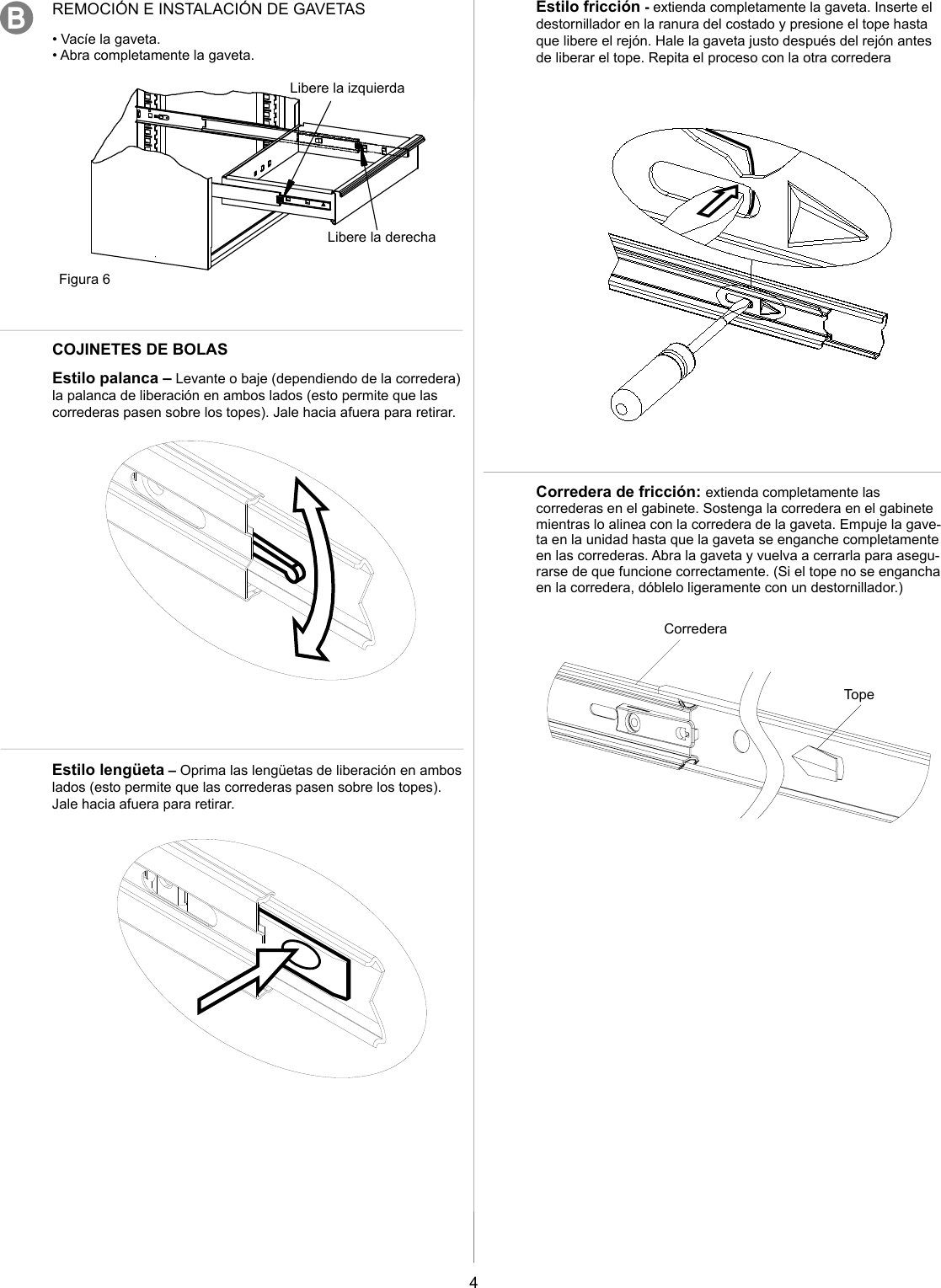 Page 10 of 12 - Craftsman Craftsman-36-Wide-Industrial-Grade-7-Drawer-Tool-Cart-Owners-Manual-  Craftsman-36-wide-industrial-grade-7-drawer-tool-cart-owners-manual