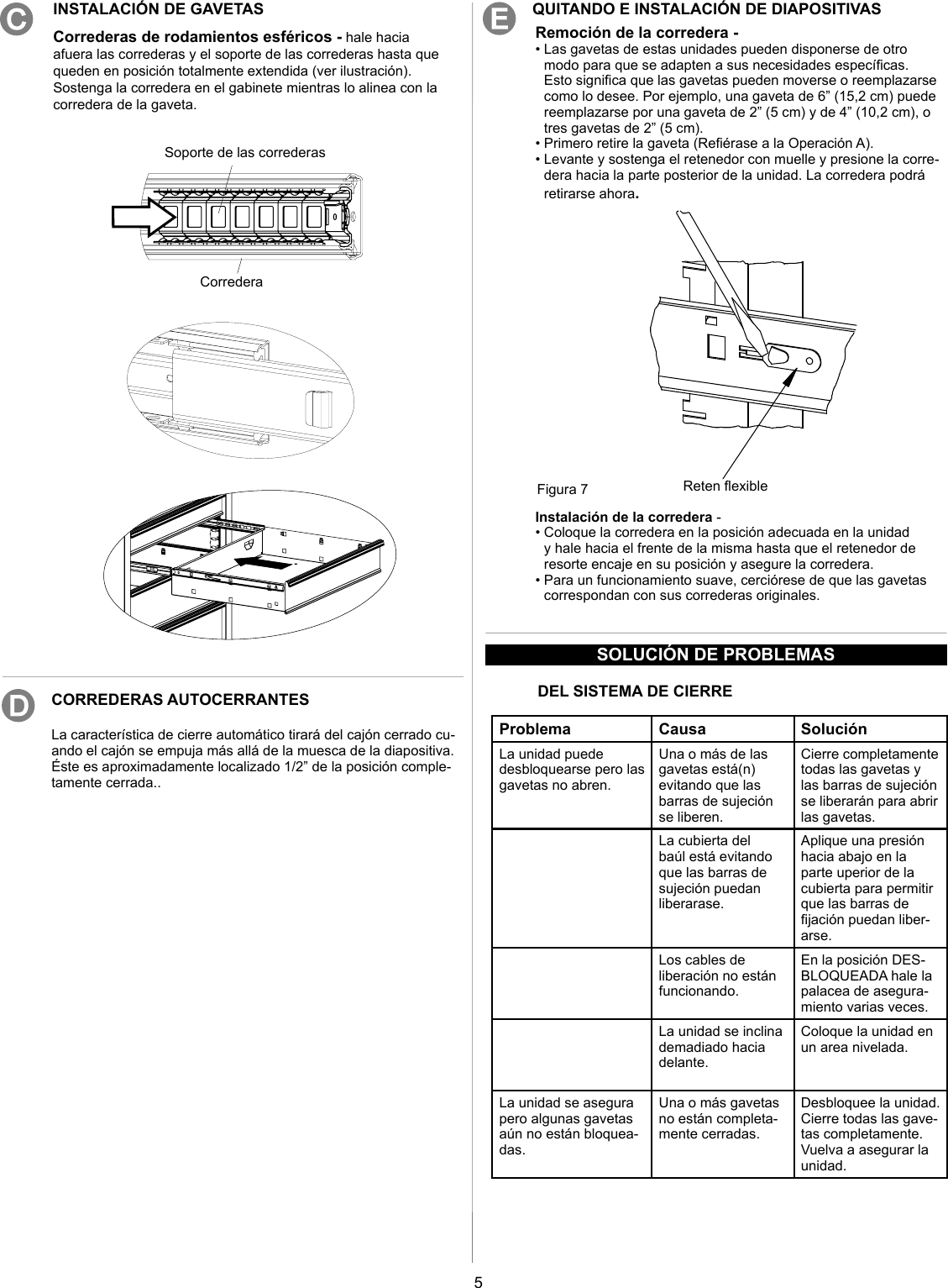 Page 11 of 12 - Craftsman Craftsman-36-Wide-Industrial-Grade-7-Drawer-Tool-Cart-Owners-Manual-  Craftsman-36-wide-industrial-grade-7-drawer-tool-cart-owners-manual