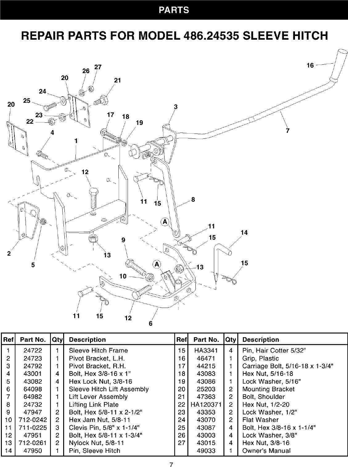 Page 7 of 8 - Craftsman Craftsman-486-24535-Owners-Manual-  Craftsman-486-24535-owners-manual