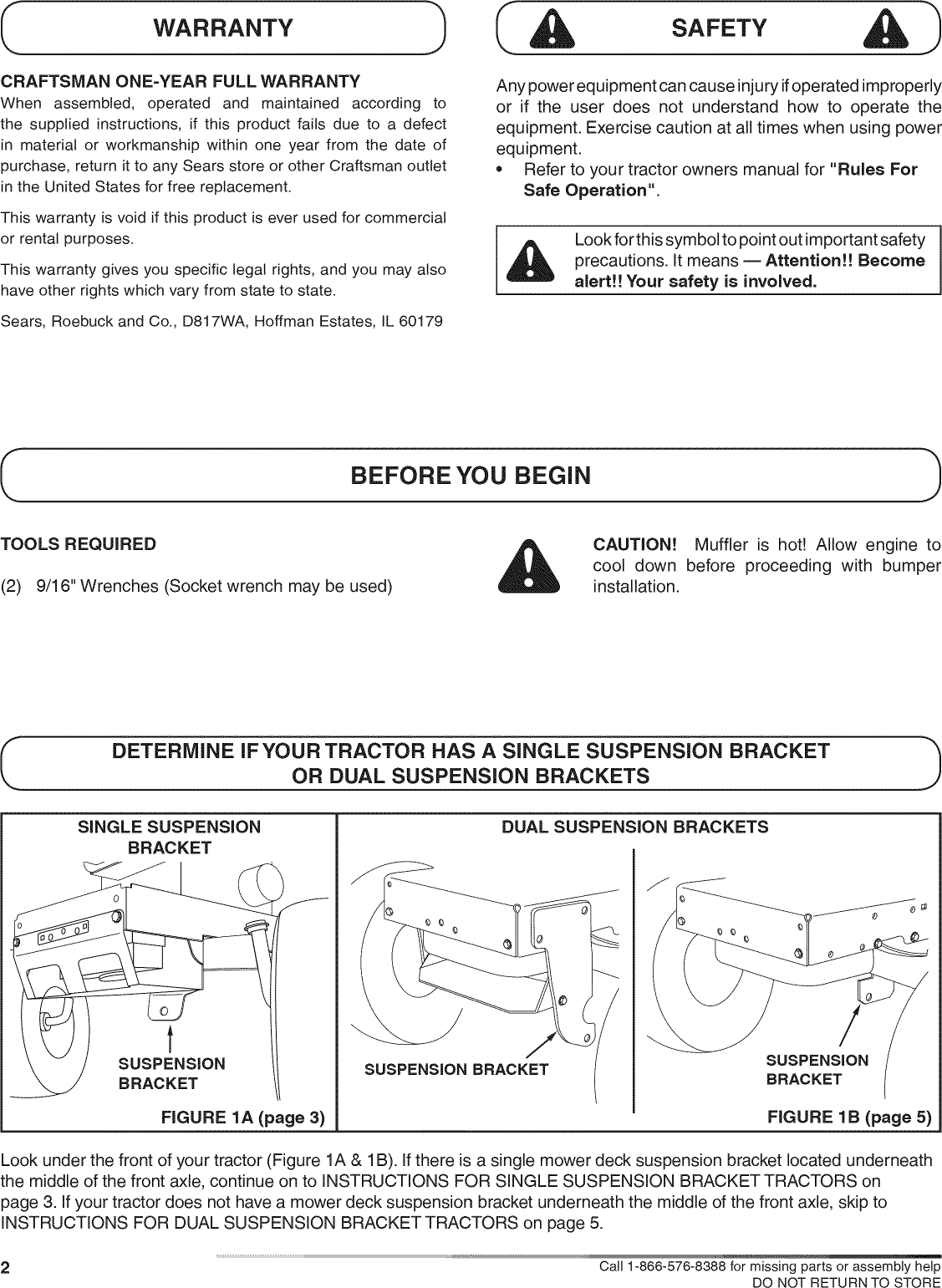 Page 2 of 8 - Craftsman Craftsman-486-24608-Owners-Manual- Craftsman-486-24608-owners-manual