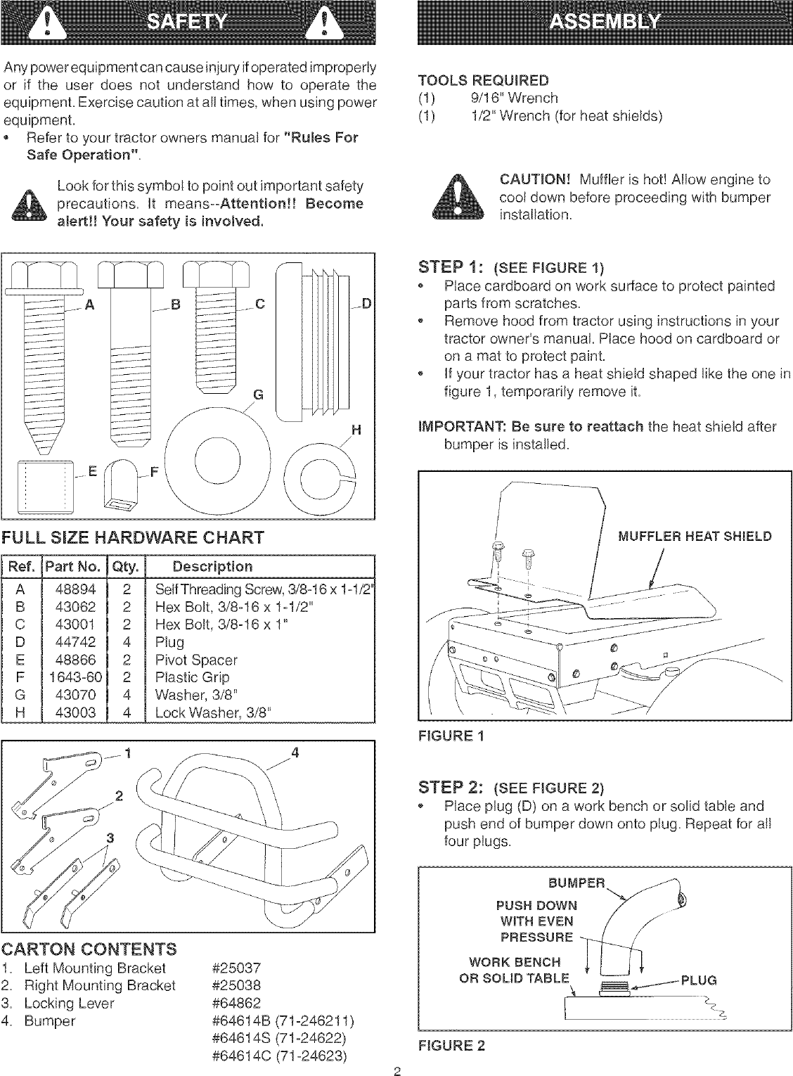 Page 2 of 4 - Craftsman Craftsman-486-24623-Operators-Manual-  Craftsman-486-24623-operators-manual