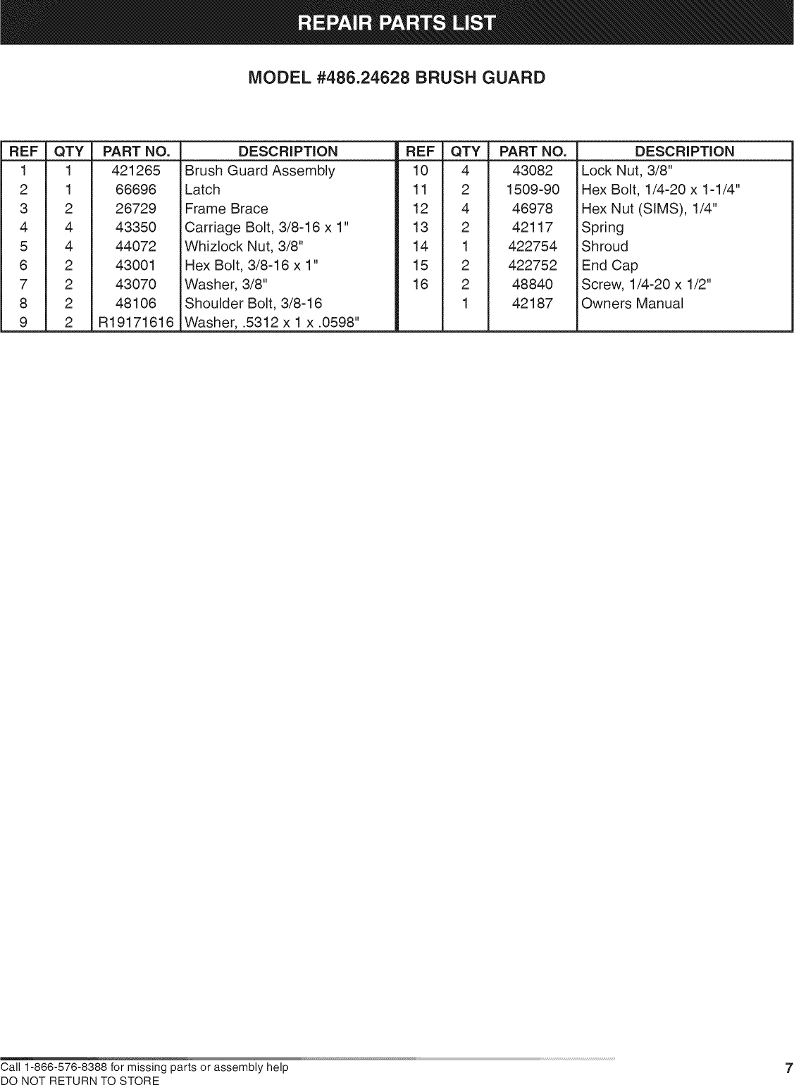 Page 7 of 8 - Craftsman Craftsman-486-24628-Operators-Manual-  Craftsman-486-24628-operators-manual