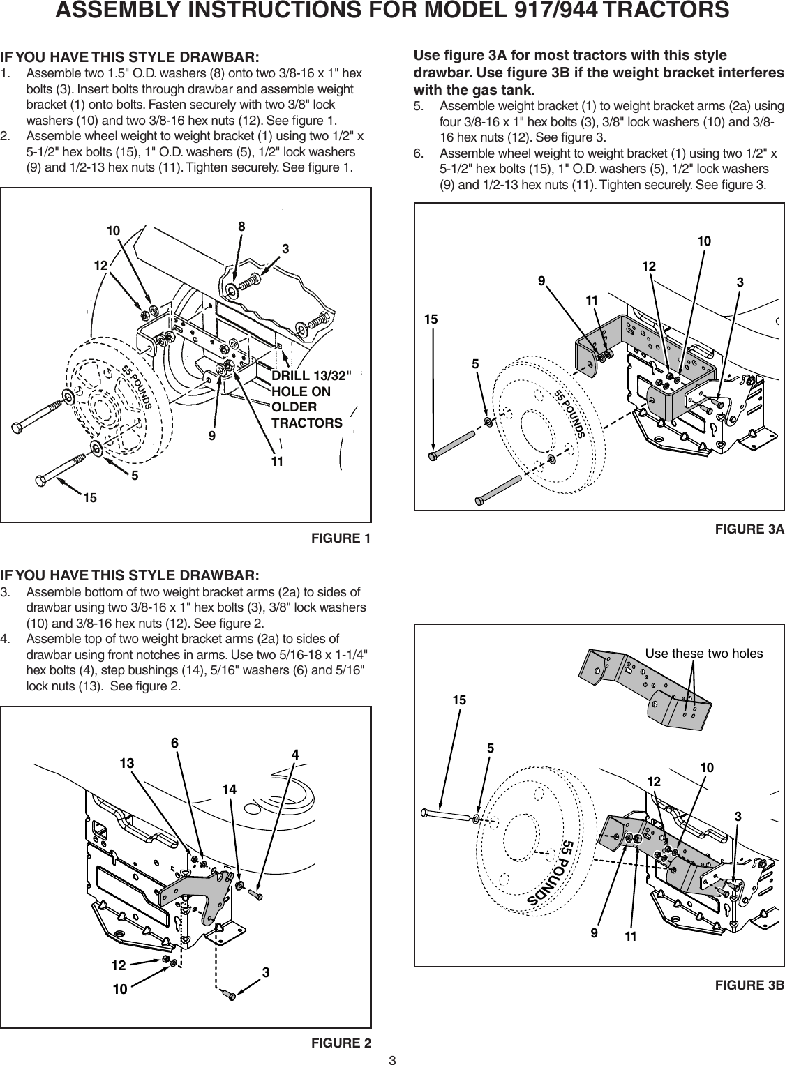 Page 3 of 8 - Craftsman Craftsman-55-Lb-Tractor-Wheel-Weight-Owners-Manual-  Craftsman-55-lb-tractor-wheel-weight-owners-manual