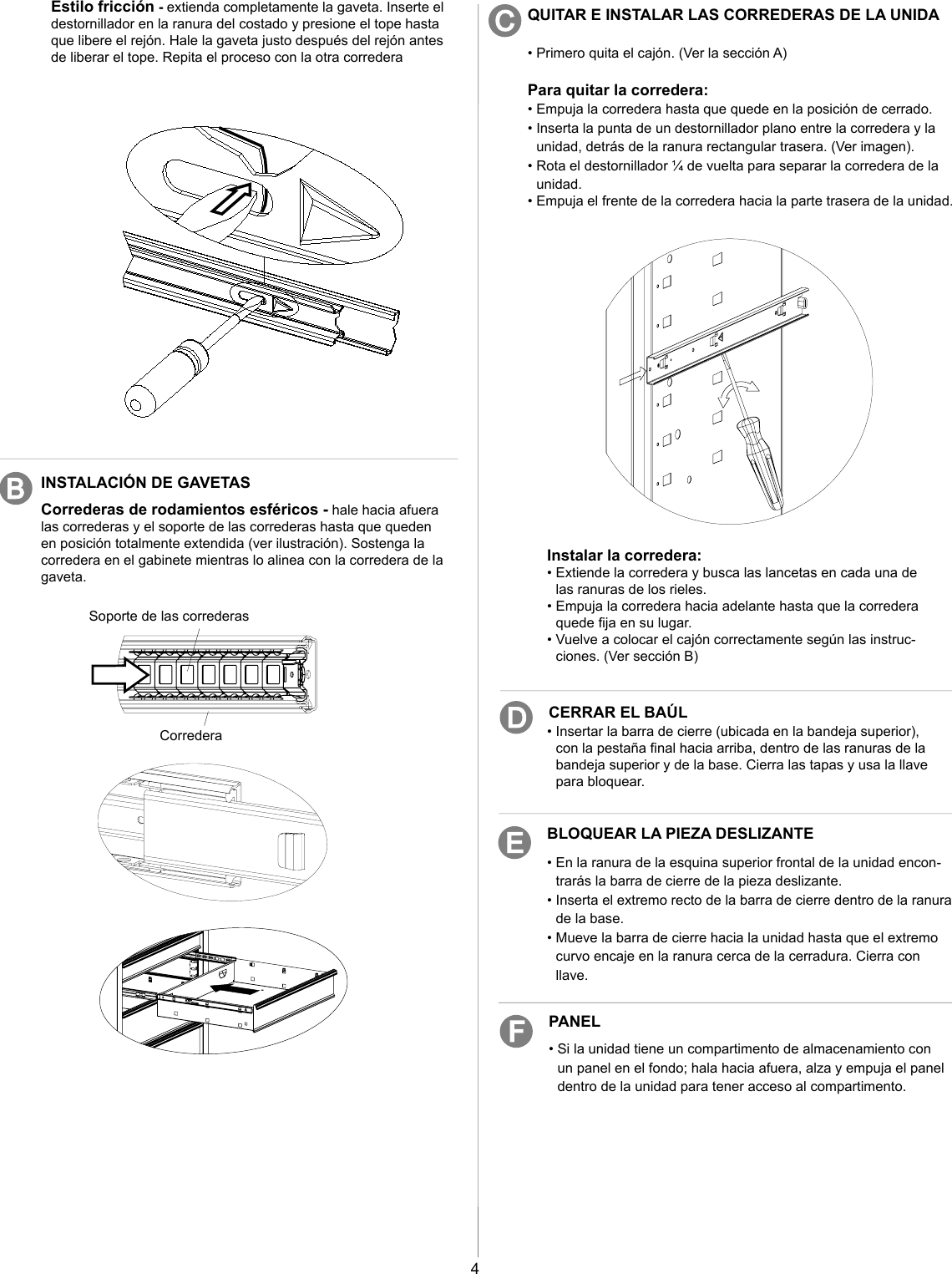 Page 8 of 8 - Craftsman Craftsman-5-Drawer-Standard-Duty-Ball-Bearing-Tool-Center-Black-Use-And-Care-Manual-  Craftsman-5-drawer-standard-duty-ball-bearing-tool-center-black-use-and-care-manual