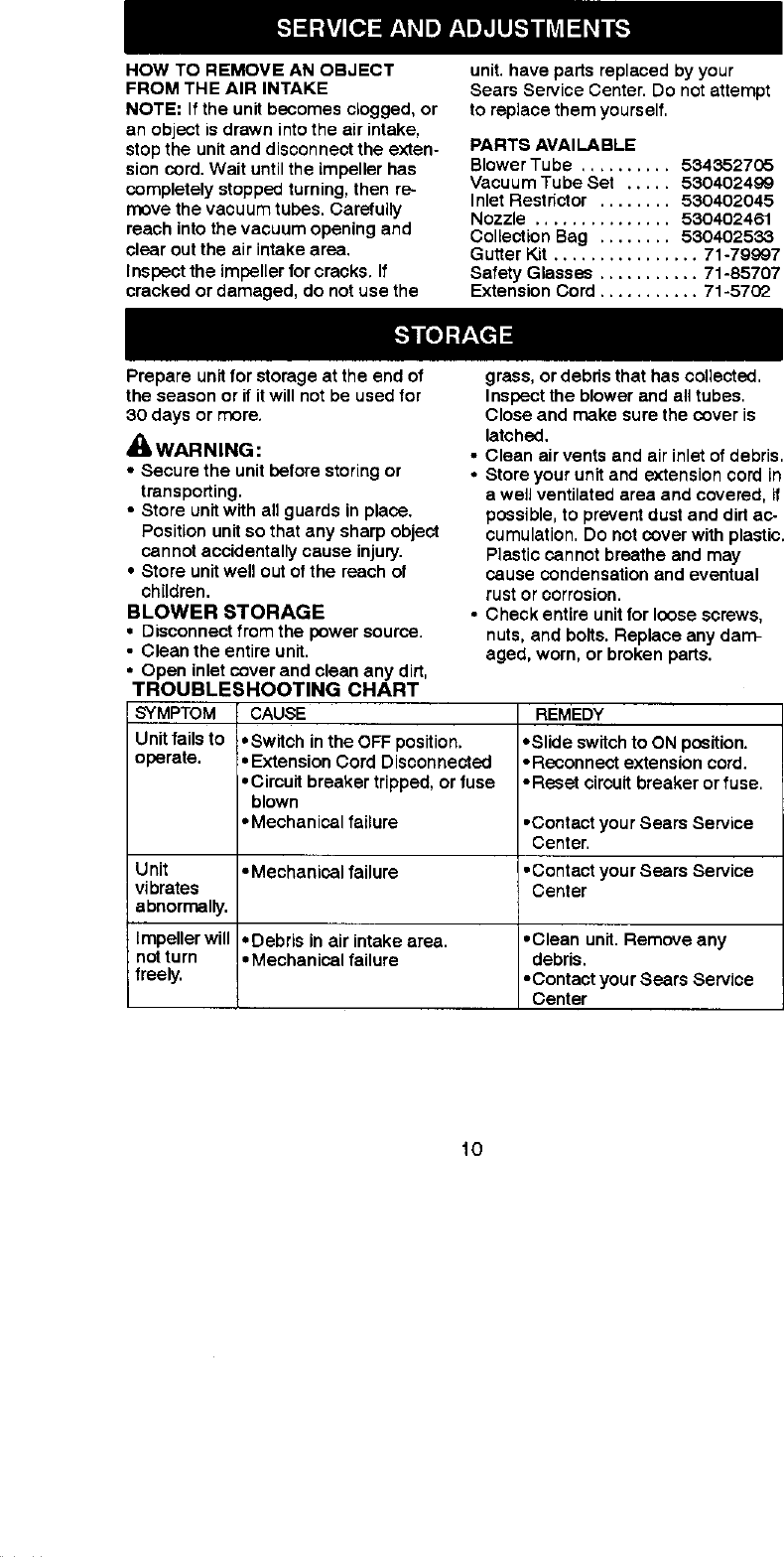 Page 10 of 10 - Craftsman Craftsman-79938-Operators-Manual-  Craftsman-79938-operators-manual