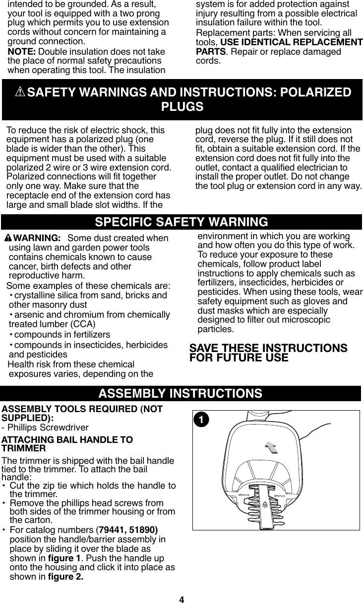 Page 4 of 10 - Craftsman Craftsman-900-Users-Manual- 90528394 79441 79442 51890 51891  Craftsman-900-users-manual