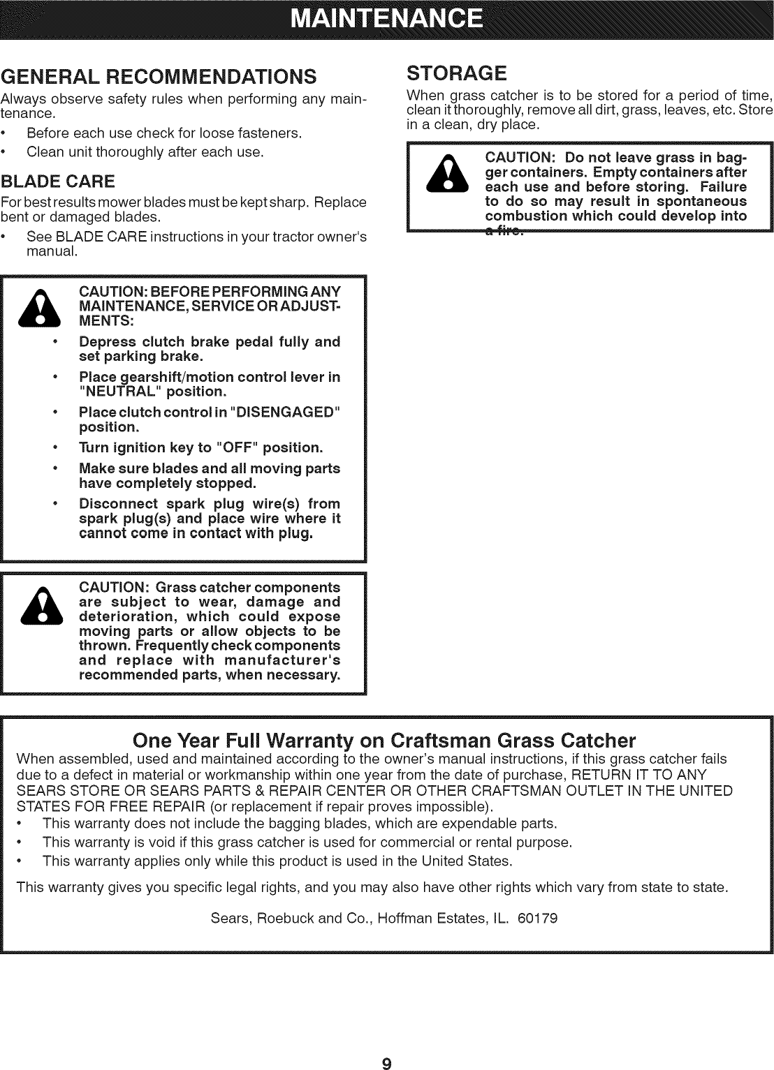 Page 9 of 12 - Craftsman Craftsman-917-24903-Users-Manual-  Craftsman-917-24903-users-manual