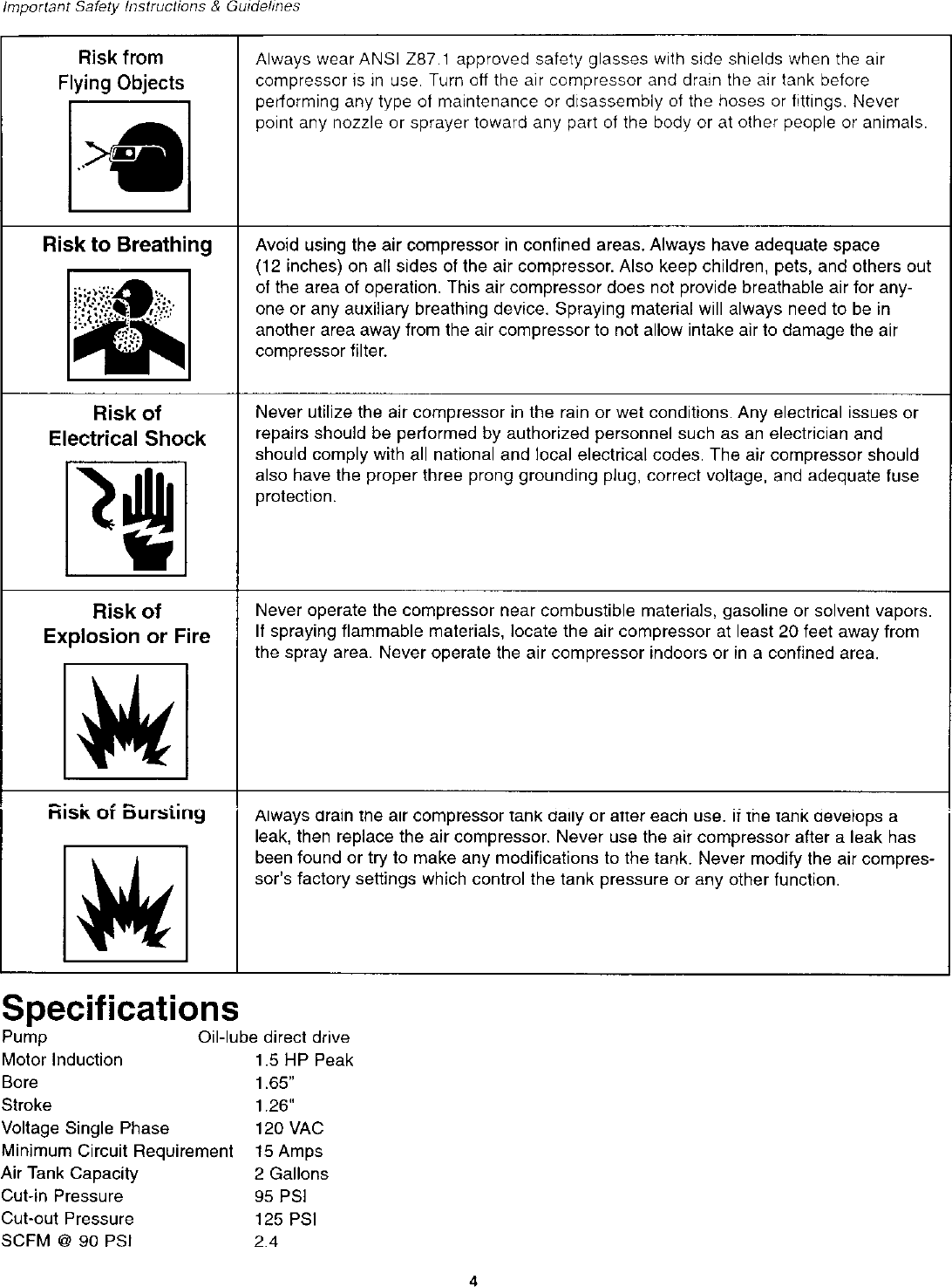 Page 4 of 11 - Craftsman Craftsman-921-1521-Users-Manual-  Craftsman-921-1521-users-manual