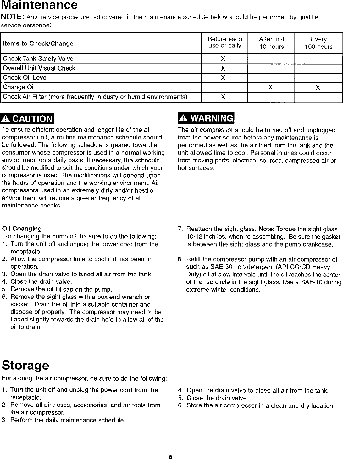 Page 8 of 11 - Craftsman Craftsman-921-1521-Users-Manual-  Craftsman-921-1521-users-manual
