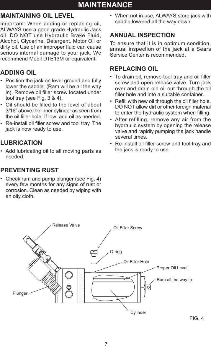 Page 7 of 9 - Craftsman Craftsman-950239-2-Ton-Capacity-Users-Manual- 50239 (G620) Manual 2007.pmd  Craftsman-950239-2-ton-capacity-users-manual