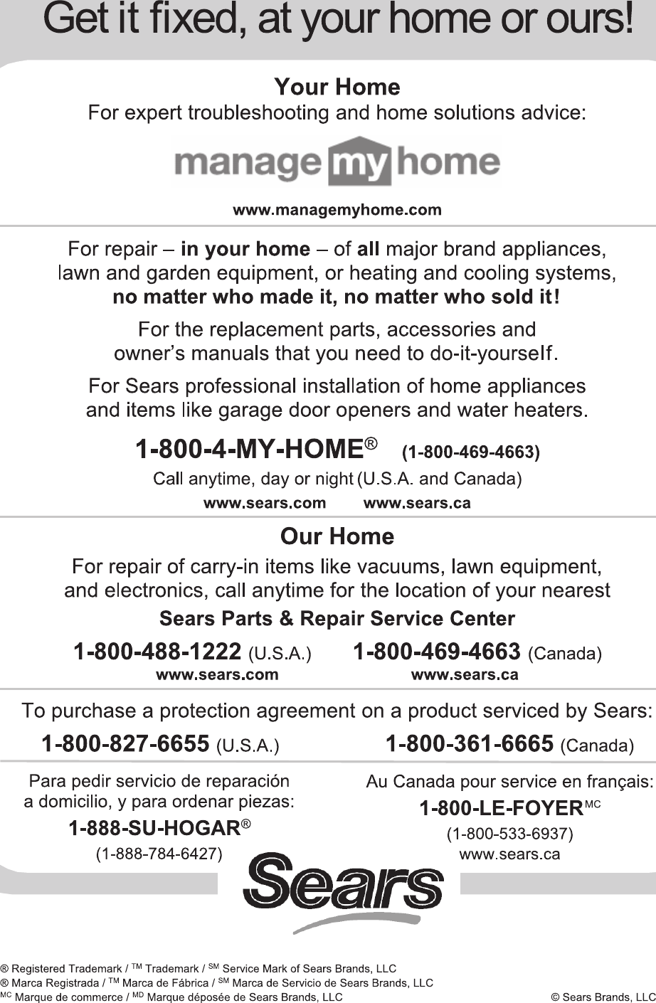 Page 12 of 12 - Craftsman Craftsman-C3-19-2-Volt-Cordless-Led-Light-Owners-Manual-  Craftsman-c3-19-2-volt-cordless-led-light-owners-manual