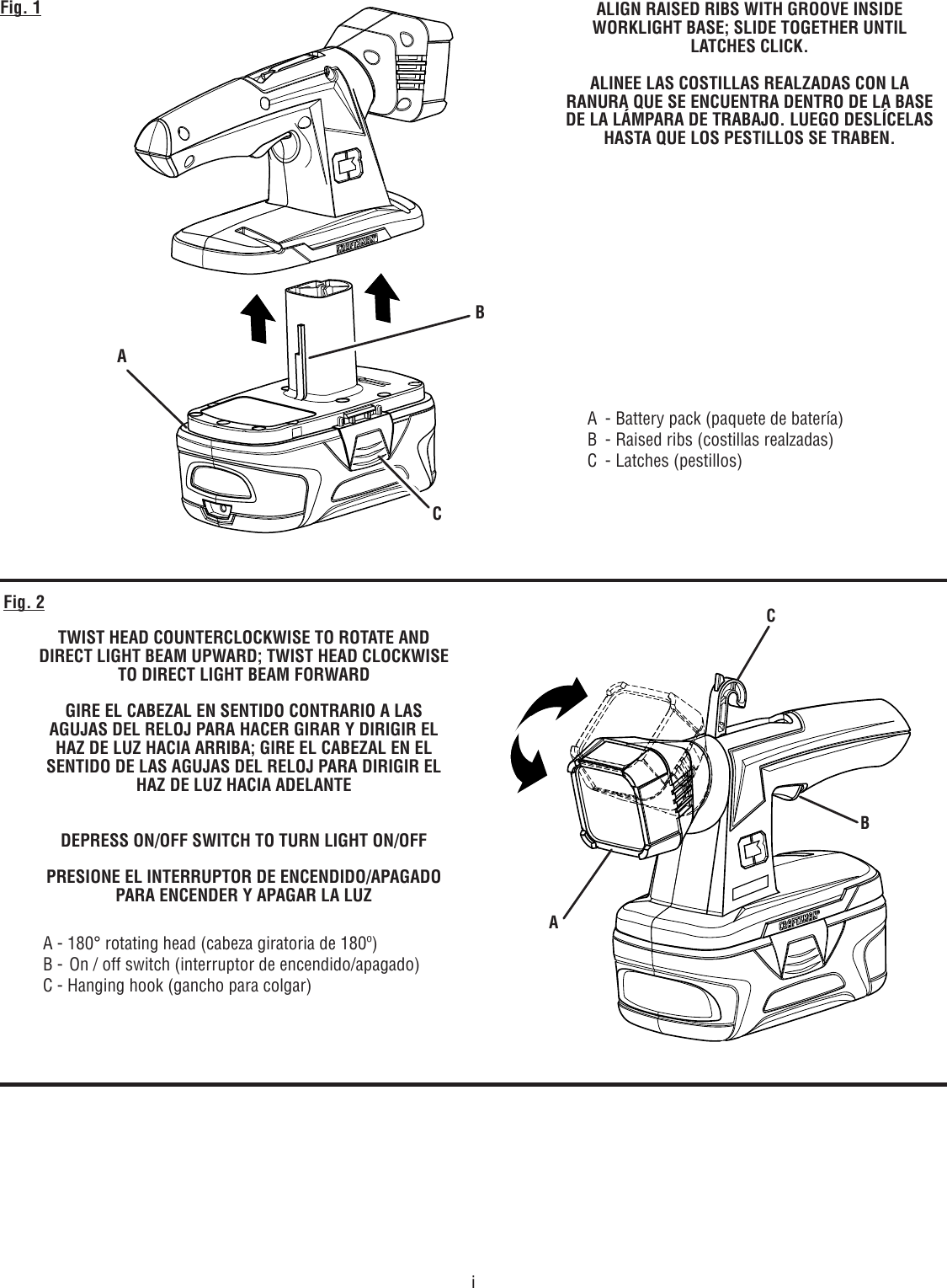 Page 7 of 12 - Craftsman Craftsman-C3-19-2-Volt-Cordless-Led-Light-Owners-Manual-  Craftsman-c3-19-2-volt-cordless-led-light-owners-manual