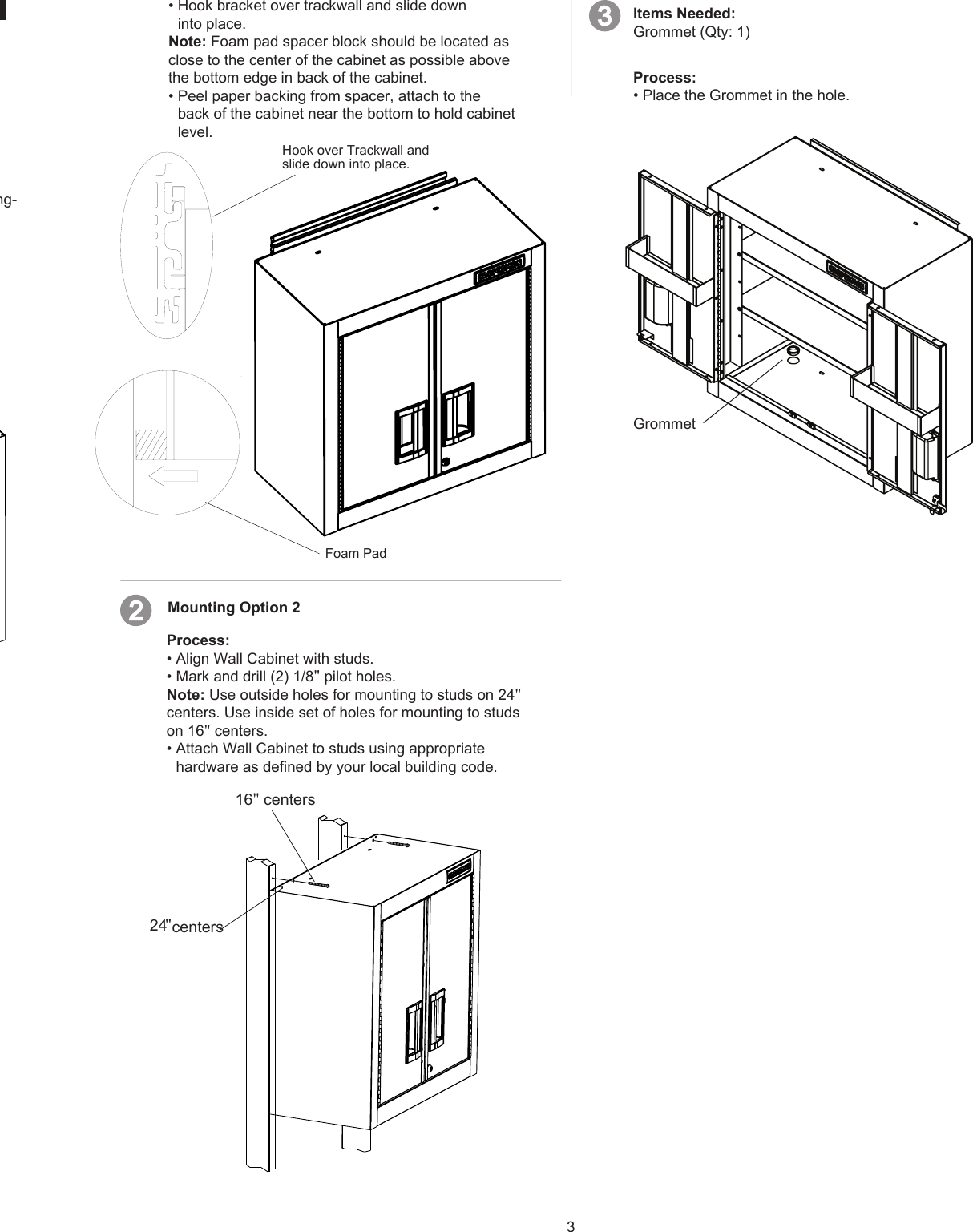 Page 3 of 8 - Craftsman Craftsman-Premium-Heavy-Duty-Hanging-Wall-Cabinet-Use-And-Care-Manual-  Craftsman-premium-heavy-duty-hanging-wall-cabinet-use-and-care-manual