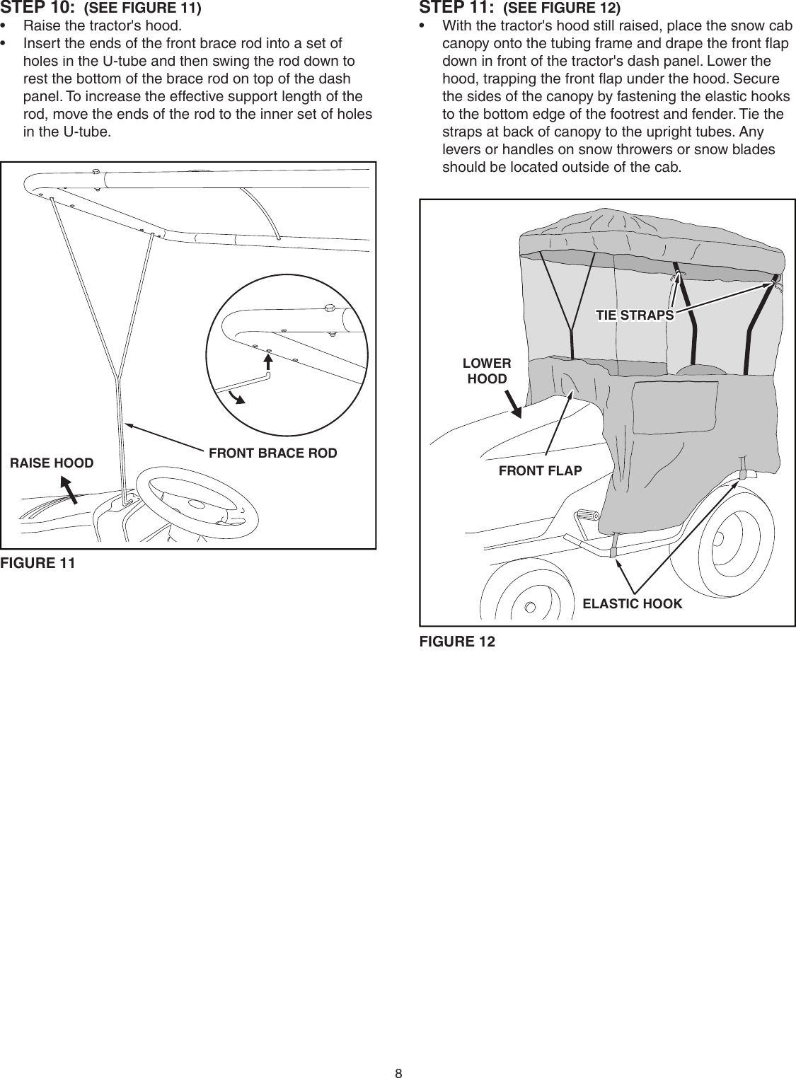 Page 8 of 12 - Craftsman Craftsman-Snow-Cab-486-24276-Users-Manual- 49952  Craftsman-snow-cab-486-24276-users-manual