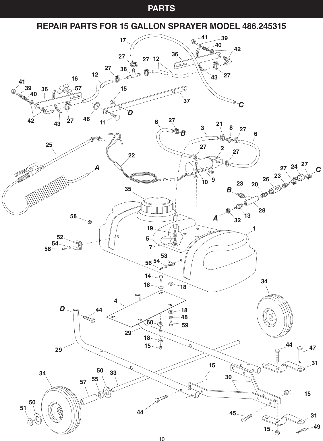 Craftsman Tow Behind Sprayer Owners Manual