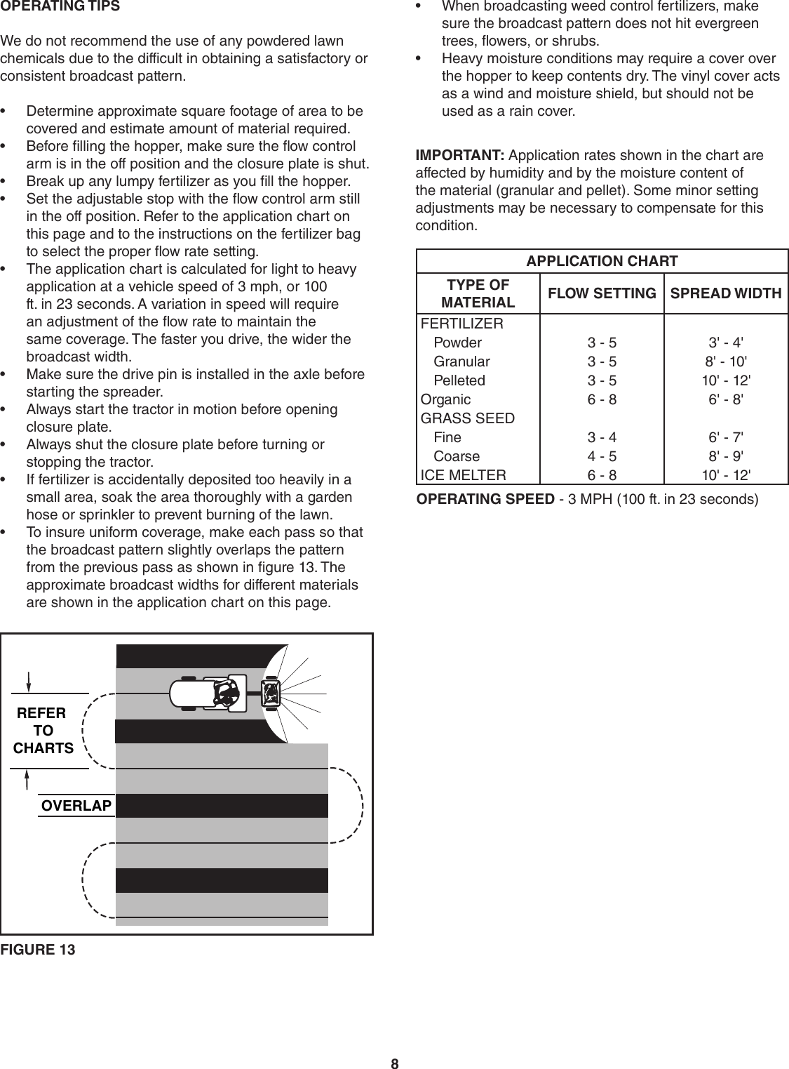 Page 8 of 12 - Craftsman Craftsman-Tow-Hitch-Fertilizer-Seed-Spreader-Owners-Manual-  Craftsman-tow-hitch-fertilizer-seed-spreader-owners-manual