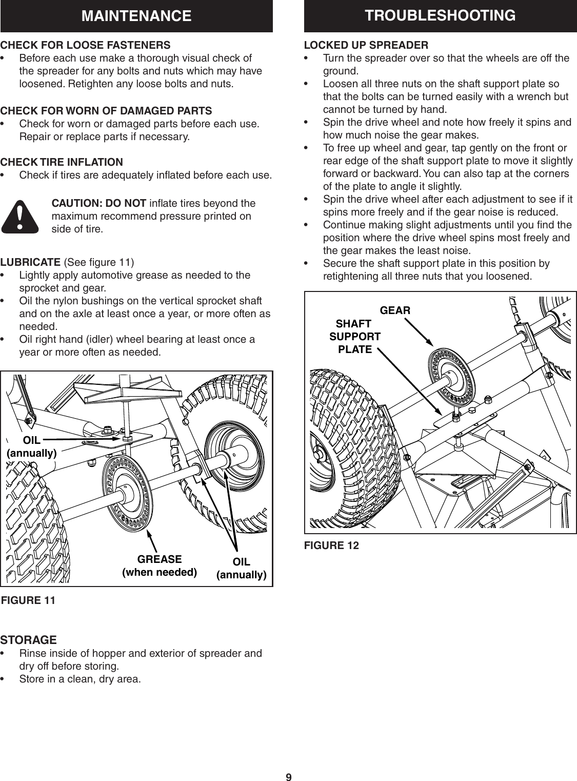 Page 9 of 12 - Craftsman Craftsman-Tow-Hitch-Fertilizer-Seed-Spreader-Owners-Manual-  Craftsman-tow-hitch-fertilizer-seed-spreader-owners-manual
