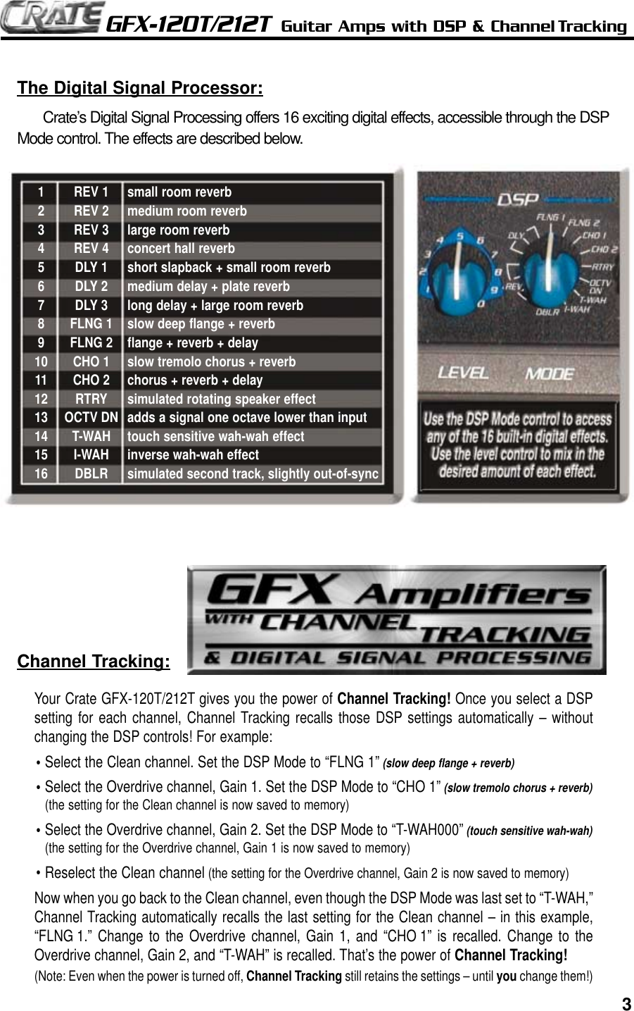 Page 3 of 8 - Crate-Amplifiers Crate-Amplifiers-Gfx-120T-Users-Manual-  Crate-amplifiers-gfx-120t-users-manual