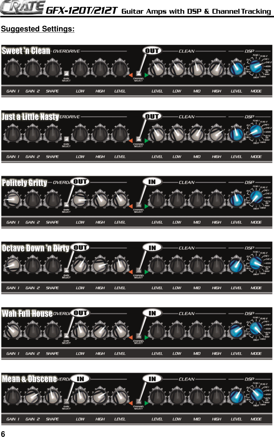 Page 6 of 8 - Crate-Amplifiers Crate-Amplifiers-Gfx-120T-Users-Manual-  Crate-amplifiers-gfx-120t-users-manual