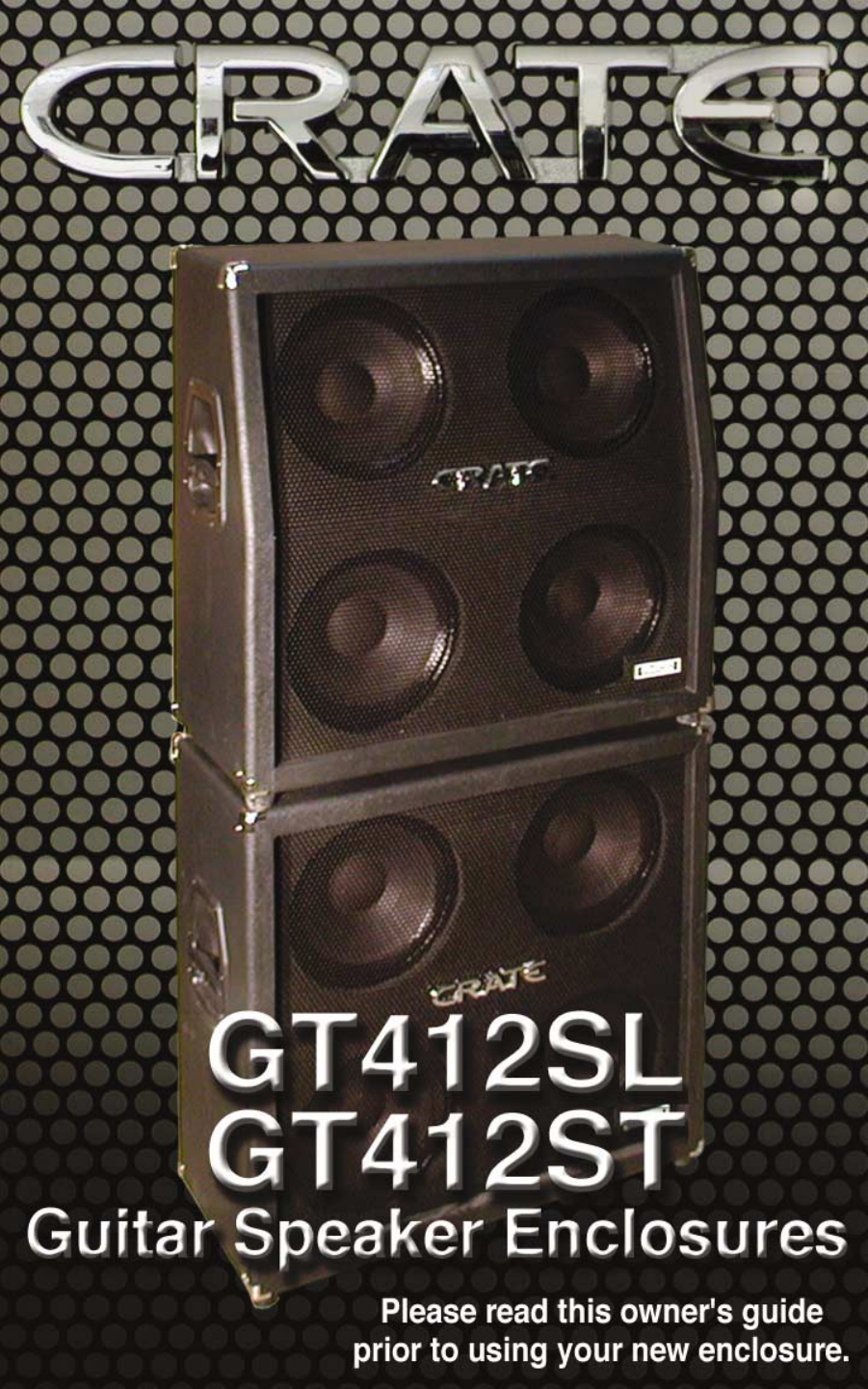 Page 1 of 4 - Crate-Amplifiers Crate-Amplifiers-Gt412Sl-Users-Manual-  Crate-amplifiers-gt412sl-users-manual