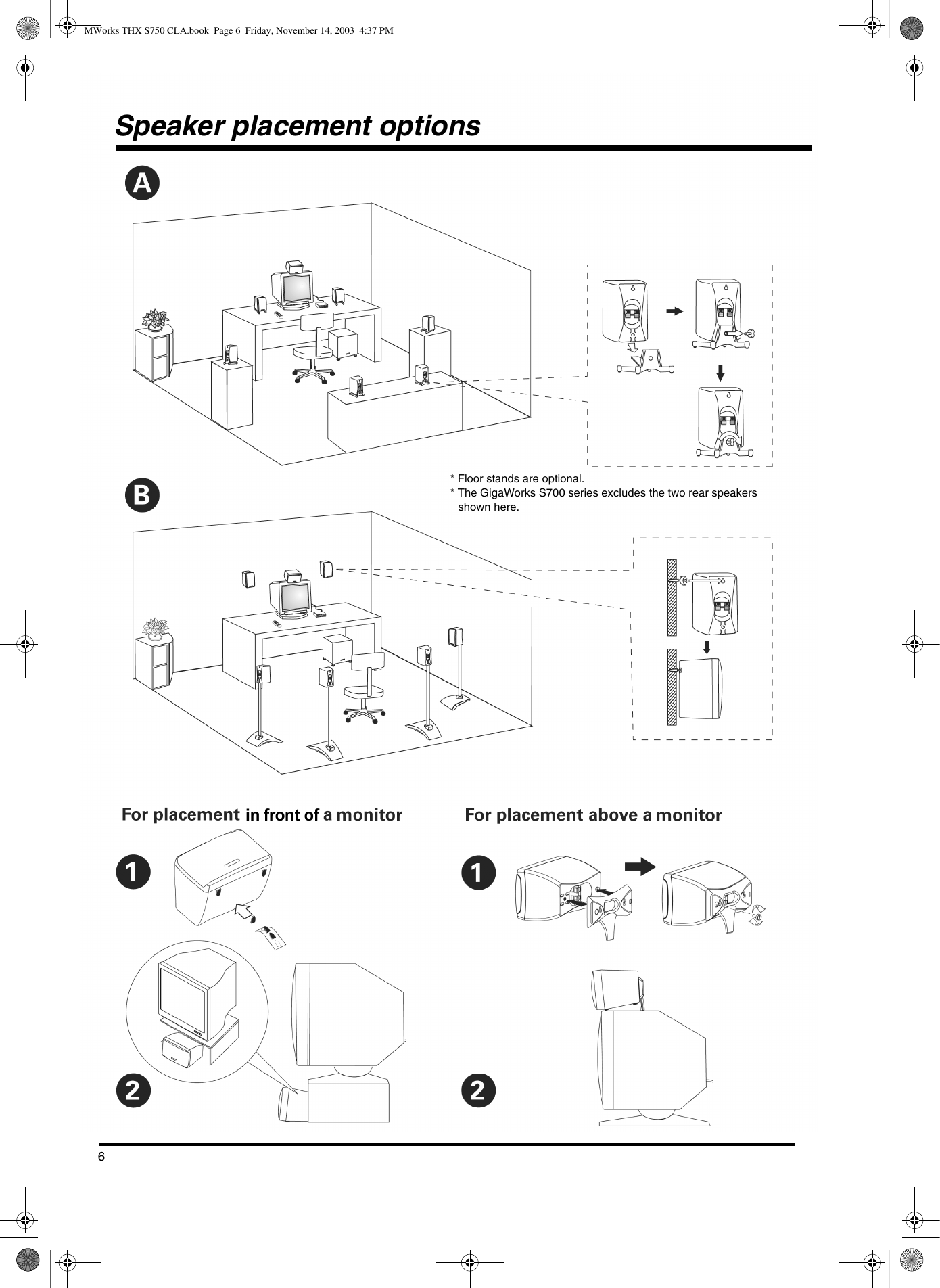 Page 6 of 12 - Creative Creative-Gigaworks-S750-Users-Manual- MWorks THX S750 CLA  Creative-gigaworks-s750-users-manual