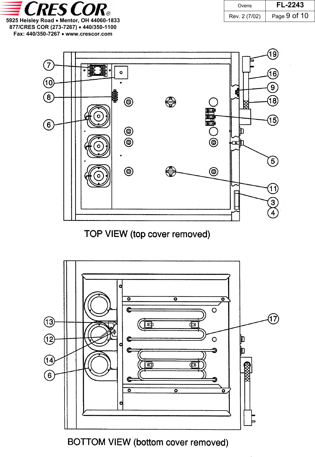 Page 9 of 10 - Cres-Cor Cres-Cor-Fl-2243-Users-Manual FL-2243_Rev. 2