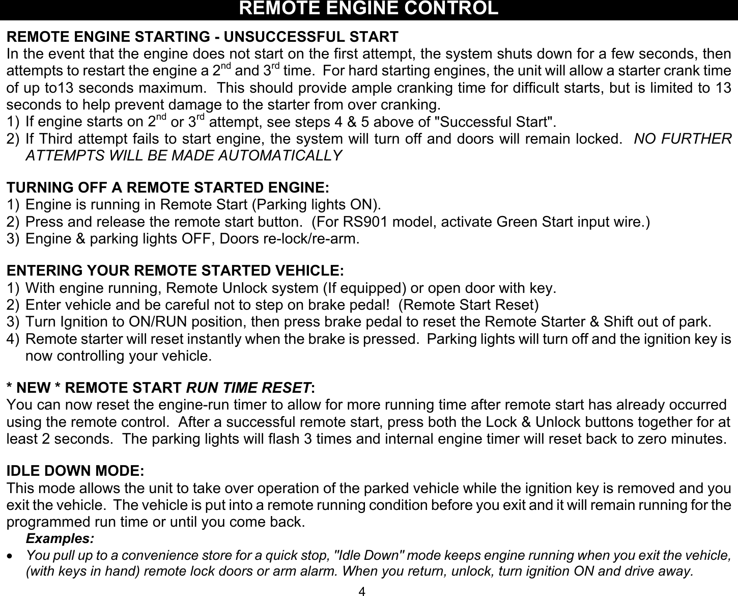 Page 4 of 12 - Crimestopper-Security-Products Crimestopper-Security-Products-Cool-Start-Rs-900-Users-Manual- CCCCCCCCCCCCCCCCCCCCCCCCCCCCCCCCCCCCCCCCCCCCCCCCCCCCCCCCCCCCCCCCCCCCCCCCCCC  Crimestopper-security-products-cool-start-rs-900-users-manual