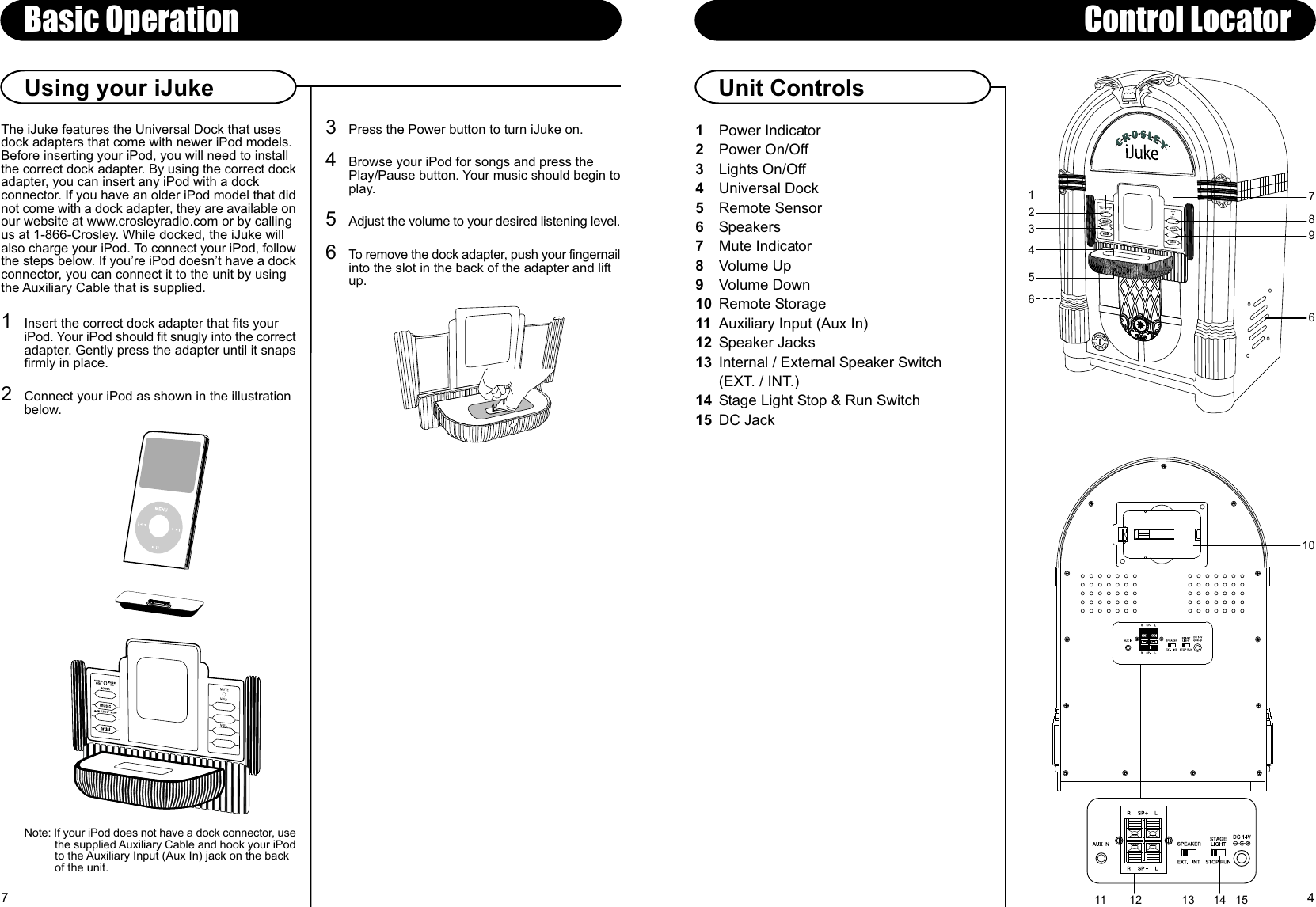 Page 5 of 6 - Crosley-Radio Crosley-Radio-Ijuke-Cr17-Users-Manual- 910-256700-001.FH10  Crosley-radio-ijuke-cr17-users-manual