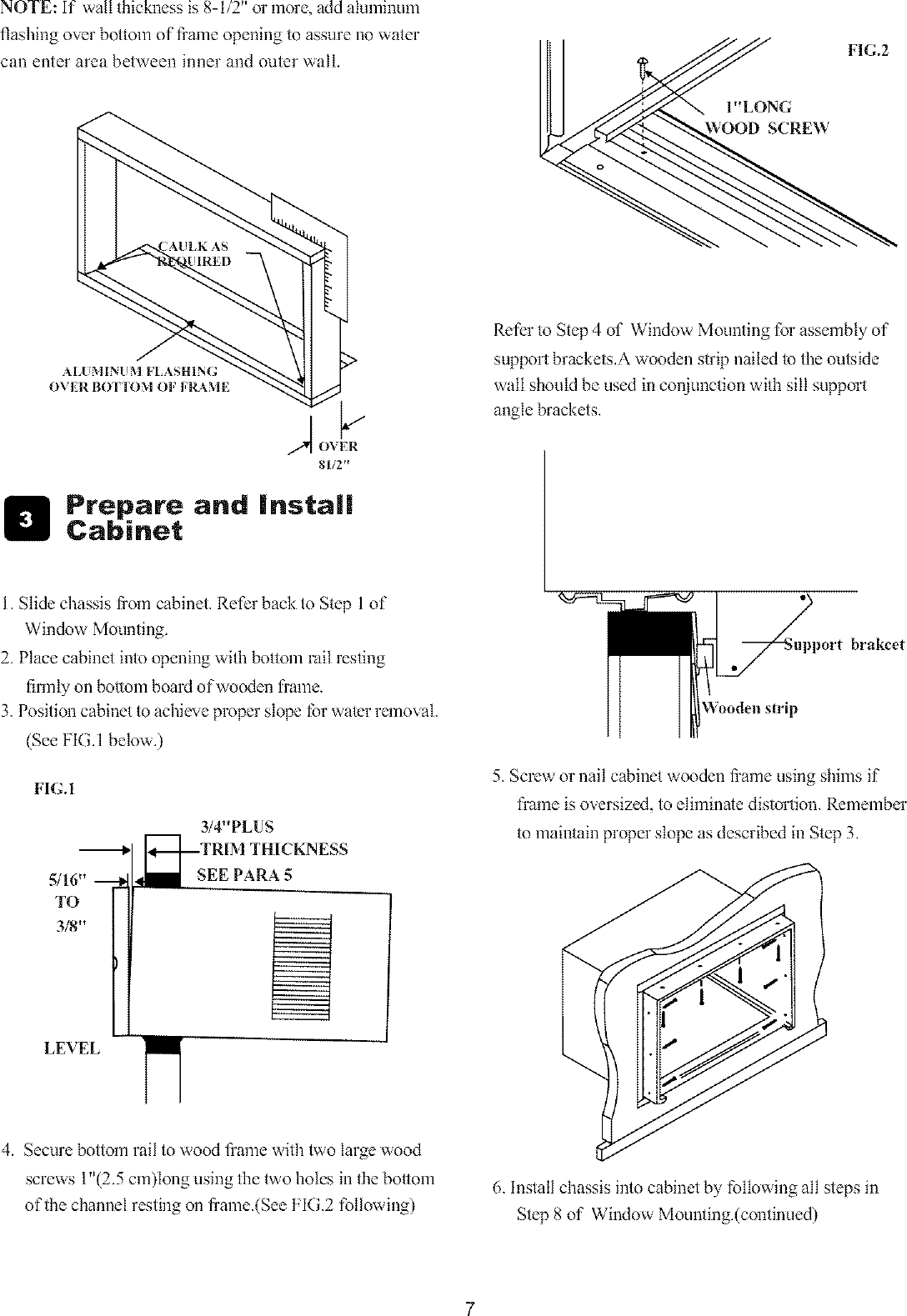 Page 7 of 8 - Crosley CAE15ESR11 User Manual  AIR CONDITIONER - Manuals And Guides L0806996