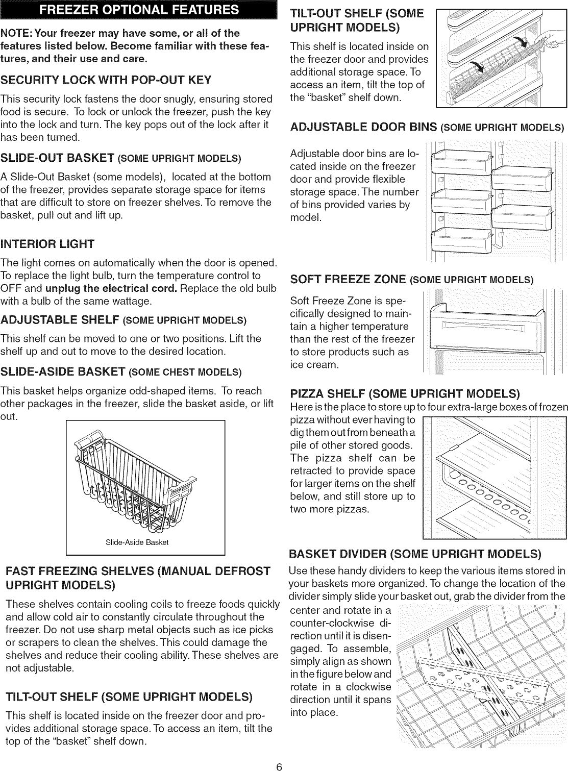 Crosley CFC09LW0 User Manual FREEZER Manuals And Guides L1002466