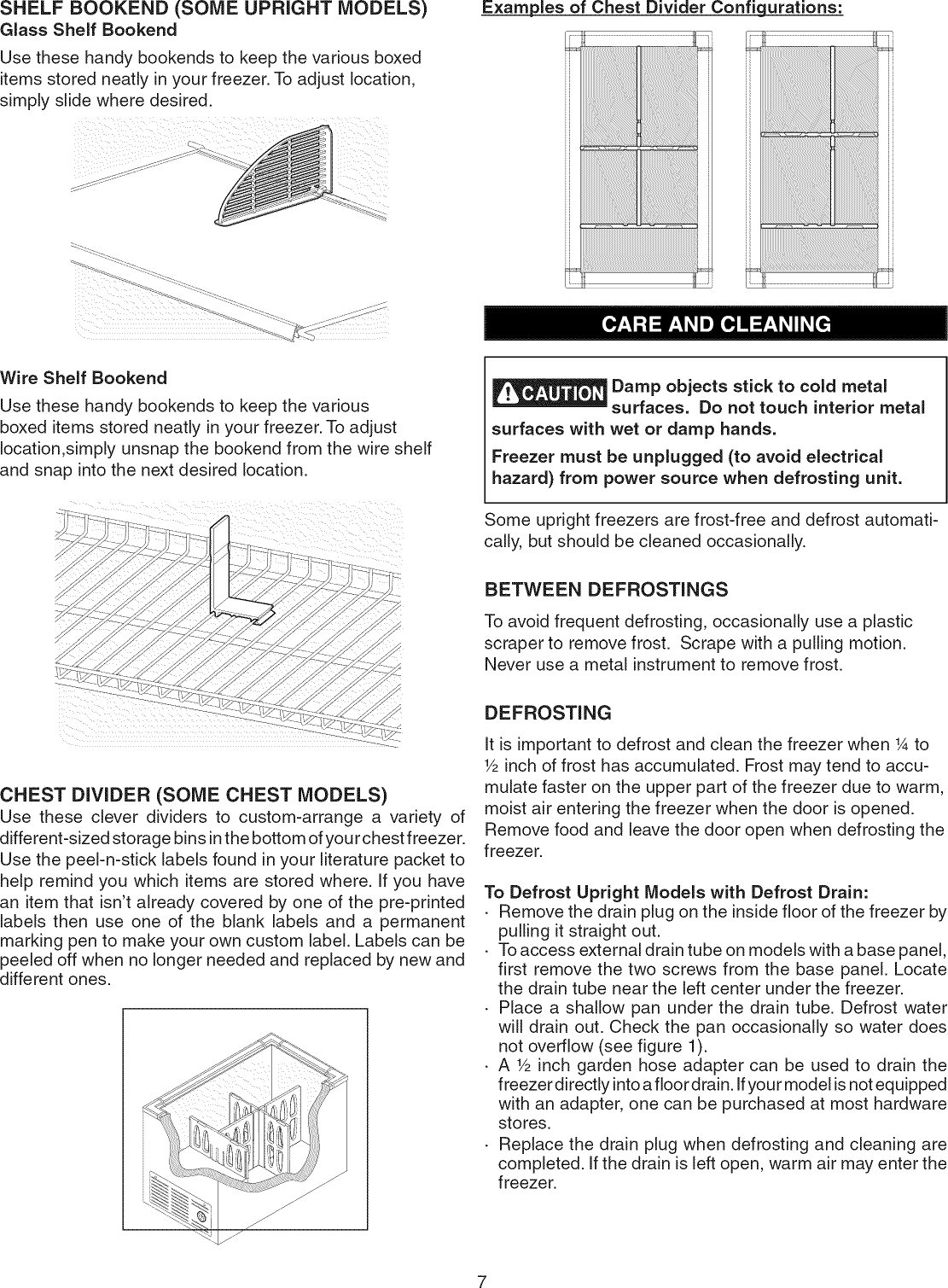 Crosley CFC09LW0 User Manual FREEZER Manuals And Guides L1002466